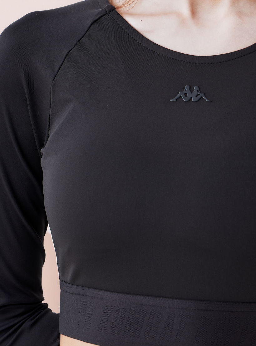 Kappa Long Sleeve Crop T-shirt-women-clothing-tshirts-image-5