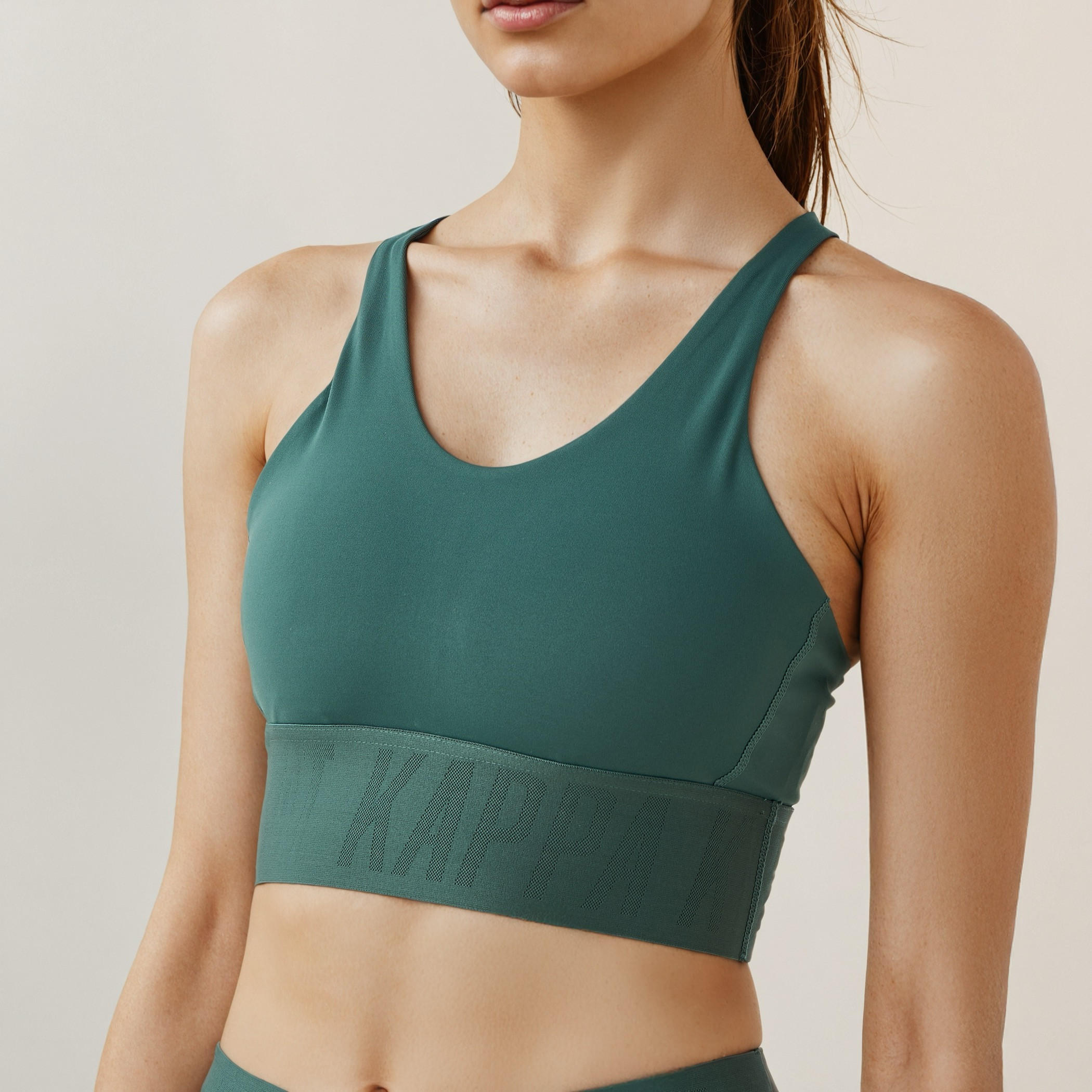 صدرية رياضية بظهر متقاطع وحمالات قابلة للتعديل من كابا-women-clothing-lingerie-bras-image-2