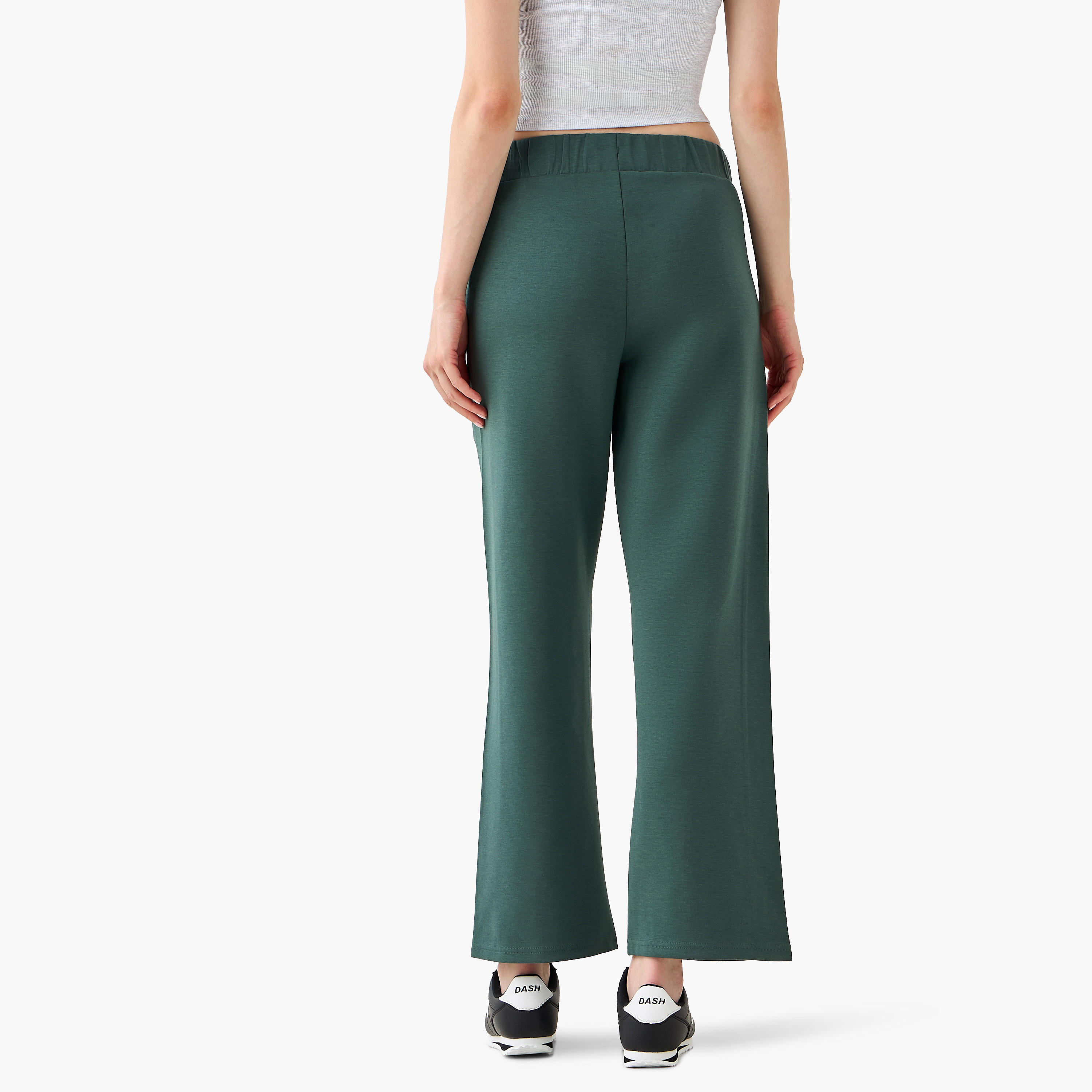 بنطال رياضي مطبوع بقصة عادية من كابا-women-clothing-bottoms-joggers-image-2