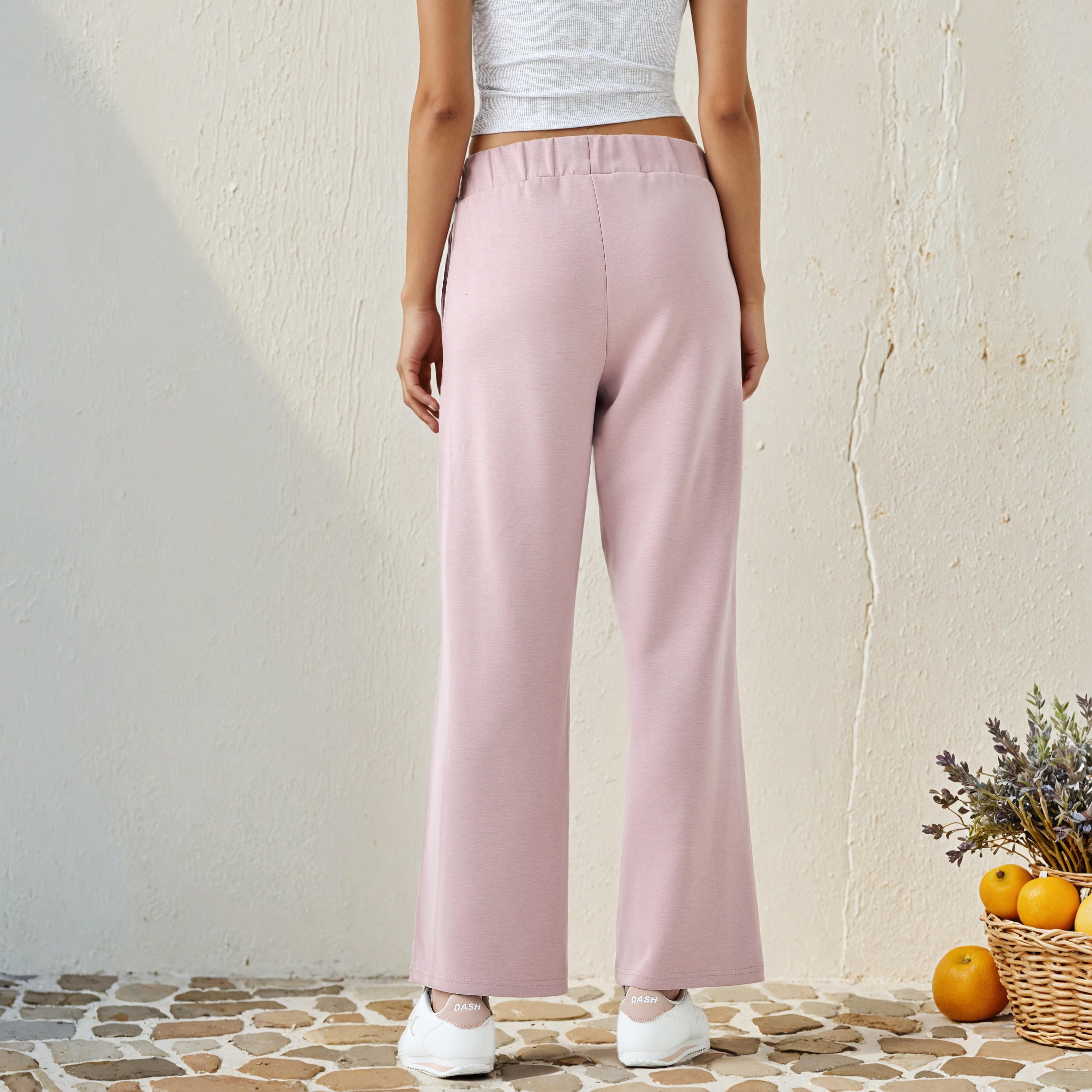 بنطال رياضي مطبوع بقصة عادية من كابا-women-clothing-bottoms-joggers-image-2