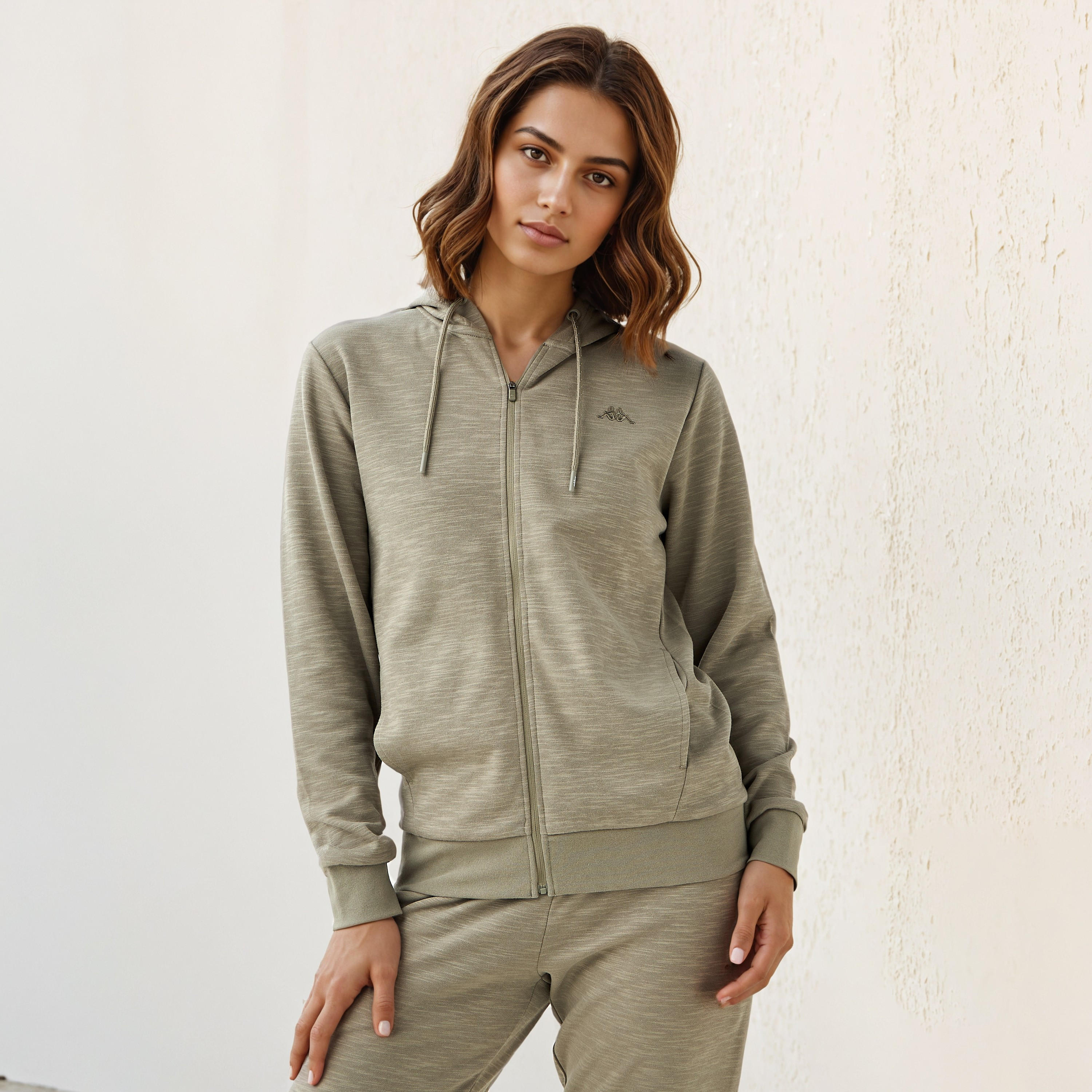 هودي بسحاب للنساء من كابا-women-clothing-sportswearandactivewear-hoodiesandsweatshirts-image-1