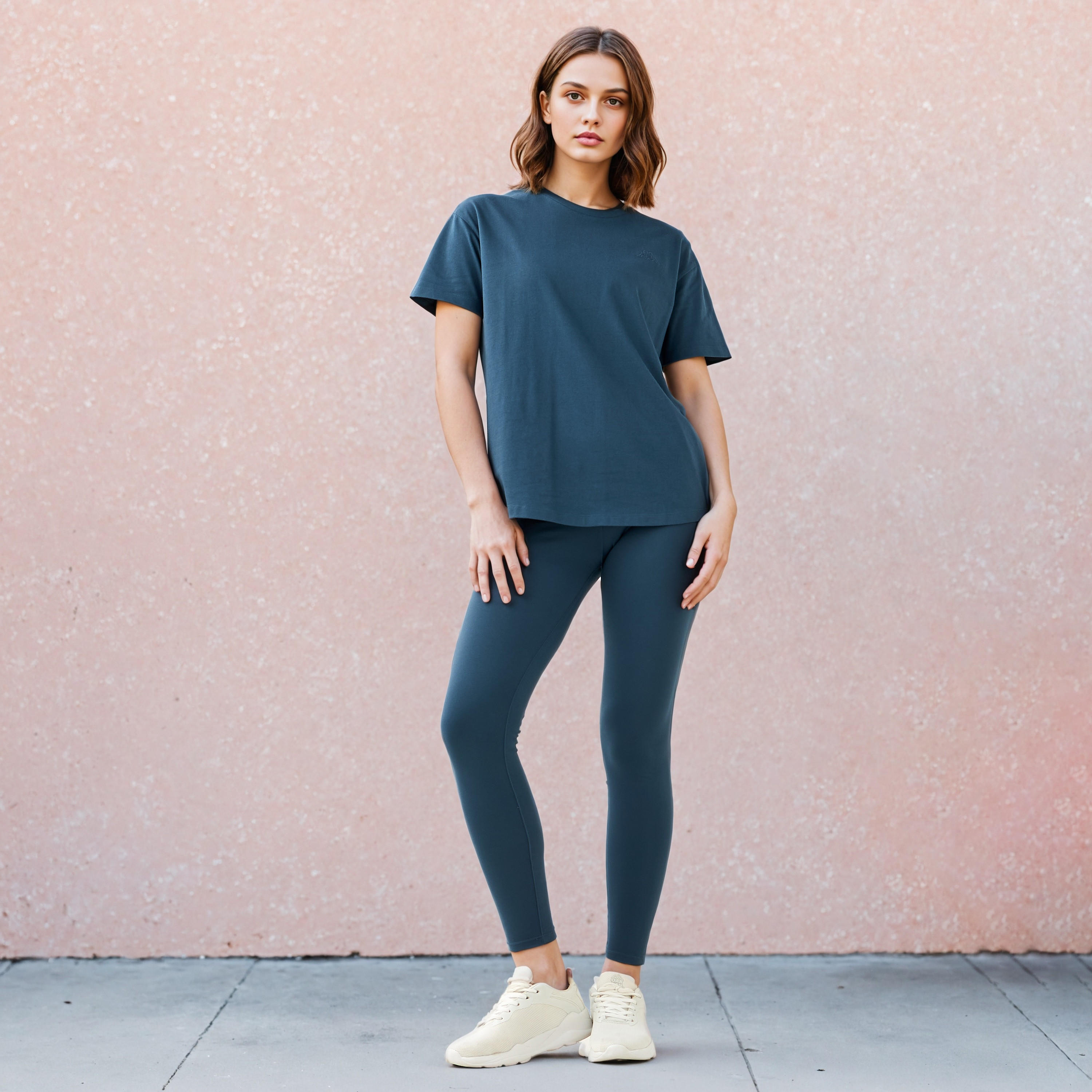 بنطلون ليقنز بطبعات الشعار من كابا-sports-women-clothing-activewearleggings-image-2