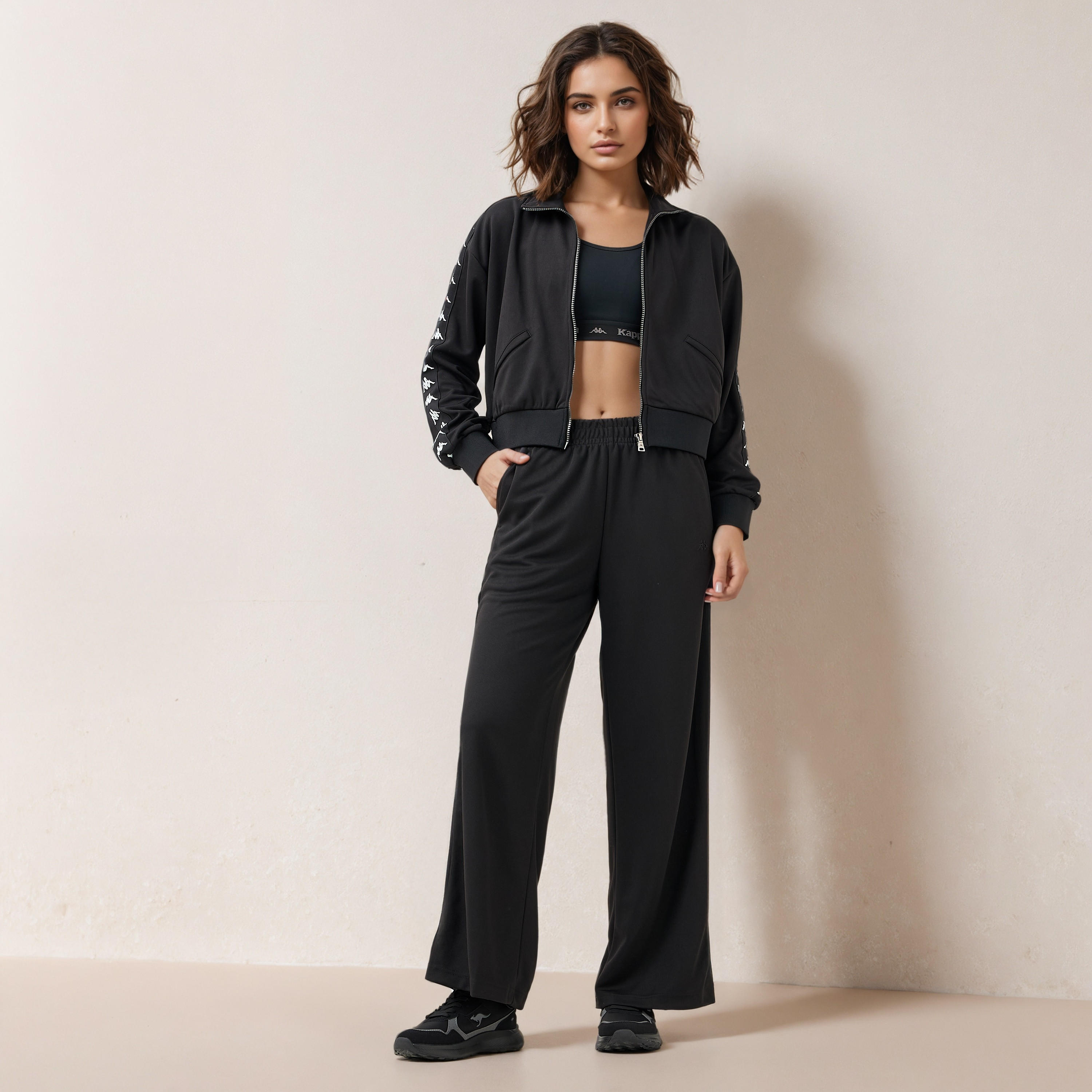 Kappa Women Side Tape Print Track Pants-women-clothing-bottoms-joggers-image-2