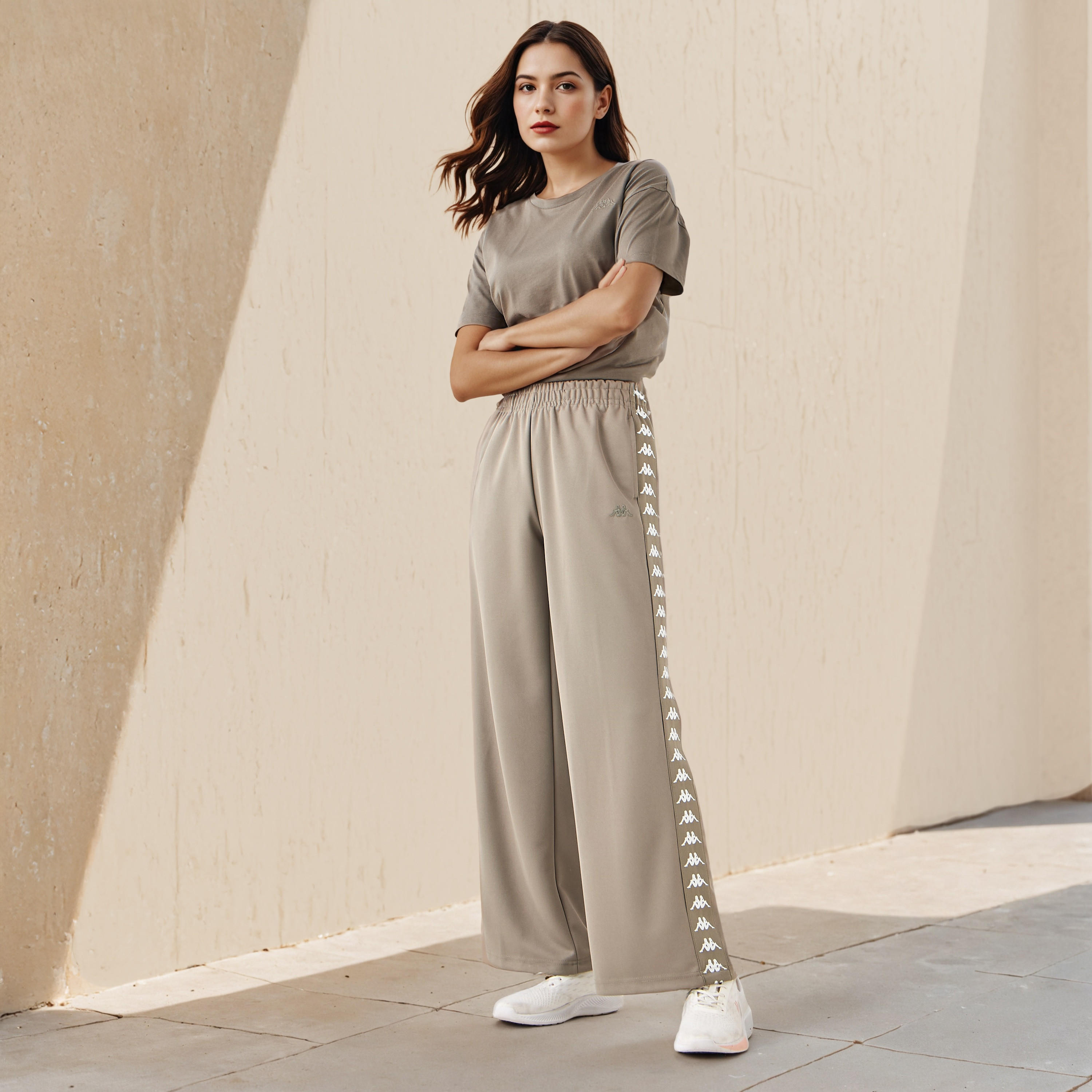 Kappa Women Side Tape Print Track Pants-women-clothing-bottoms-joggers-image-2