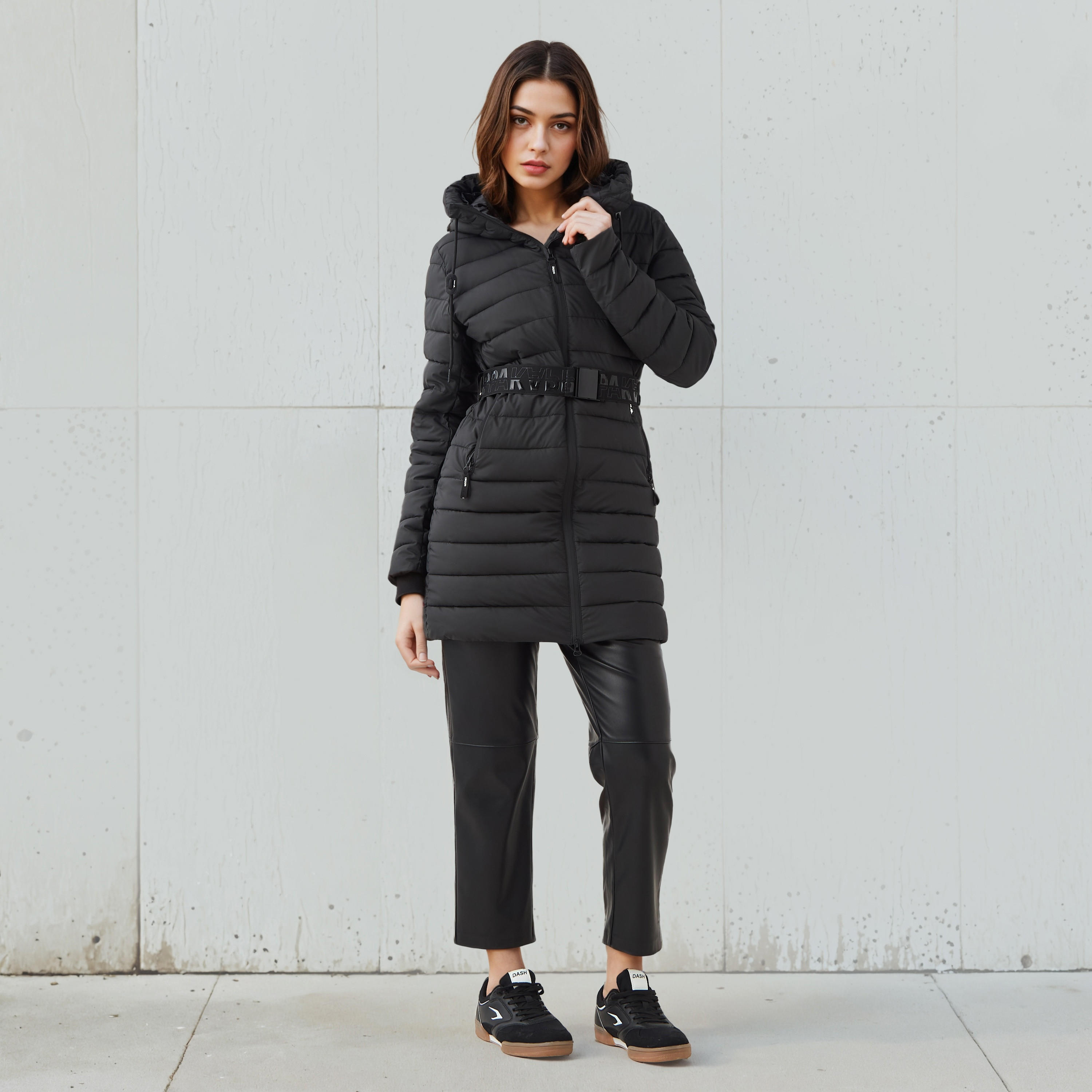 Kappa Women Belted Longline Puffer Jacket-women-clothing-sportswearandactivewear-coatsandjackets-jackets-image-2