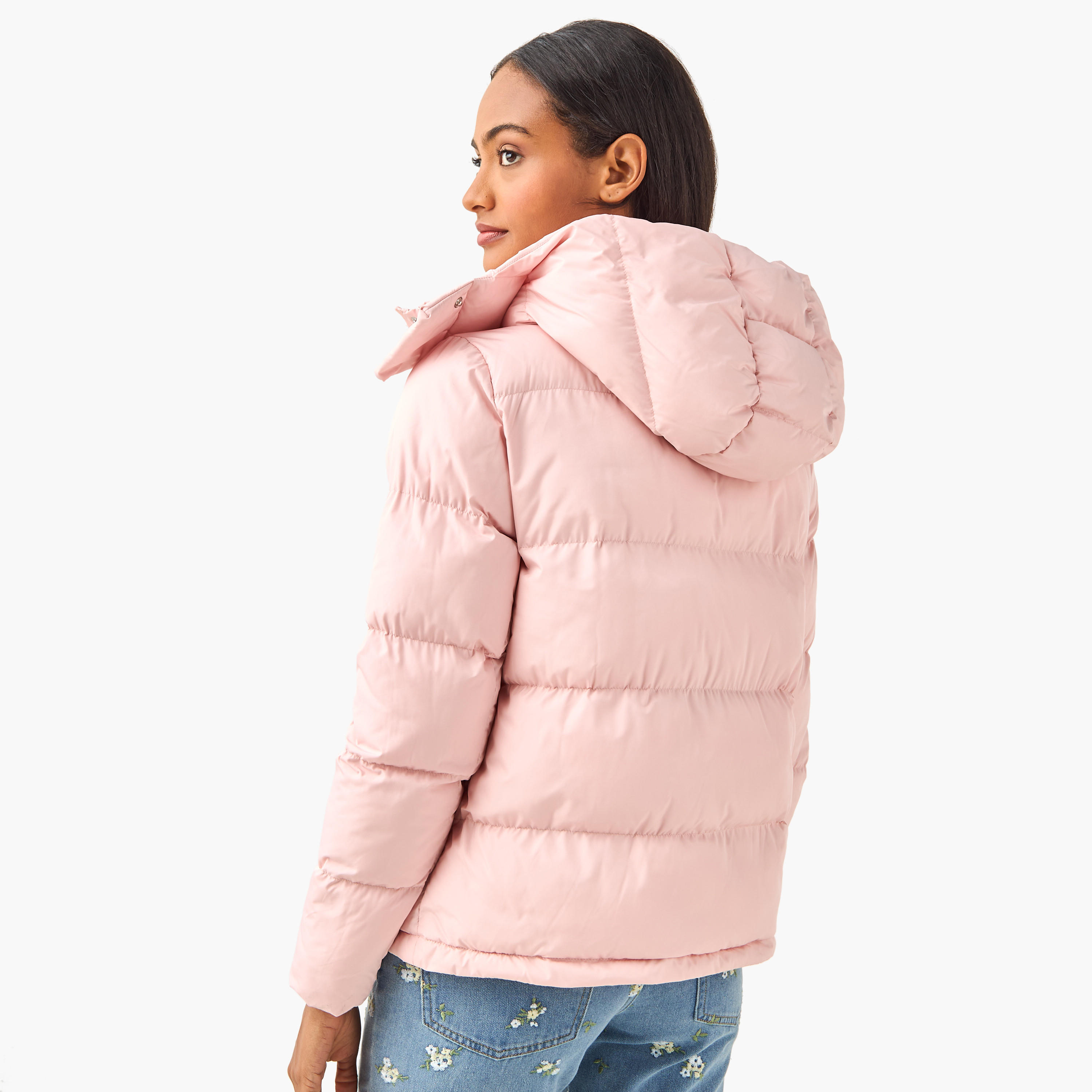 جاكيت نفخ بقبعة للنساء من كابا-women-clothing-sportswearandactivewear-coatsandjackets-jackets-image-5