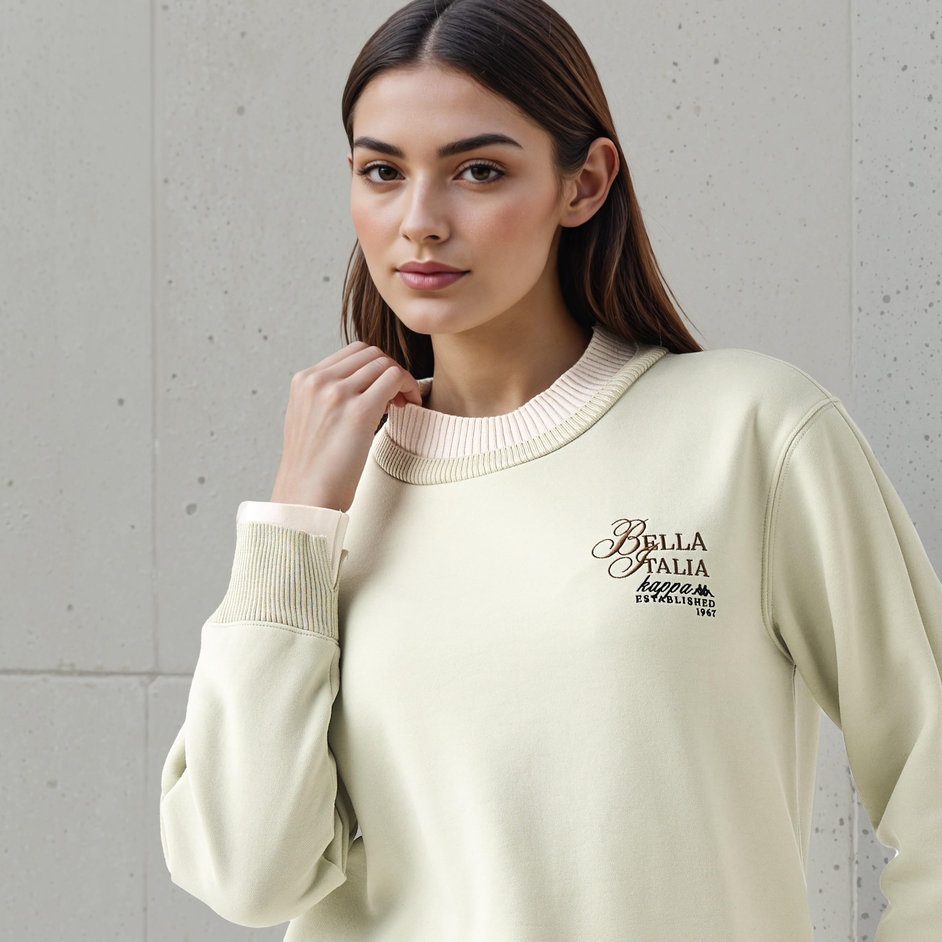 Kappa Women's Double Rib Sweatshirt-women-clothing-sportswearandactivewear-hoodiesandsweatshirts-image-5