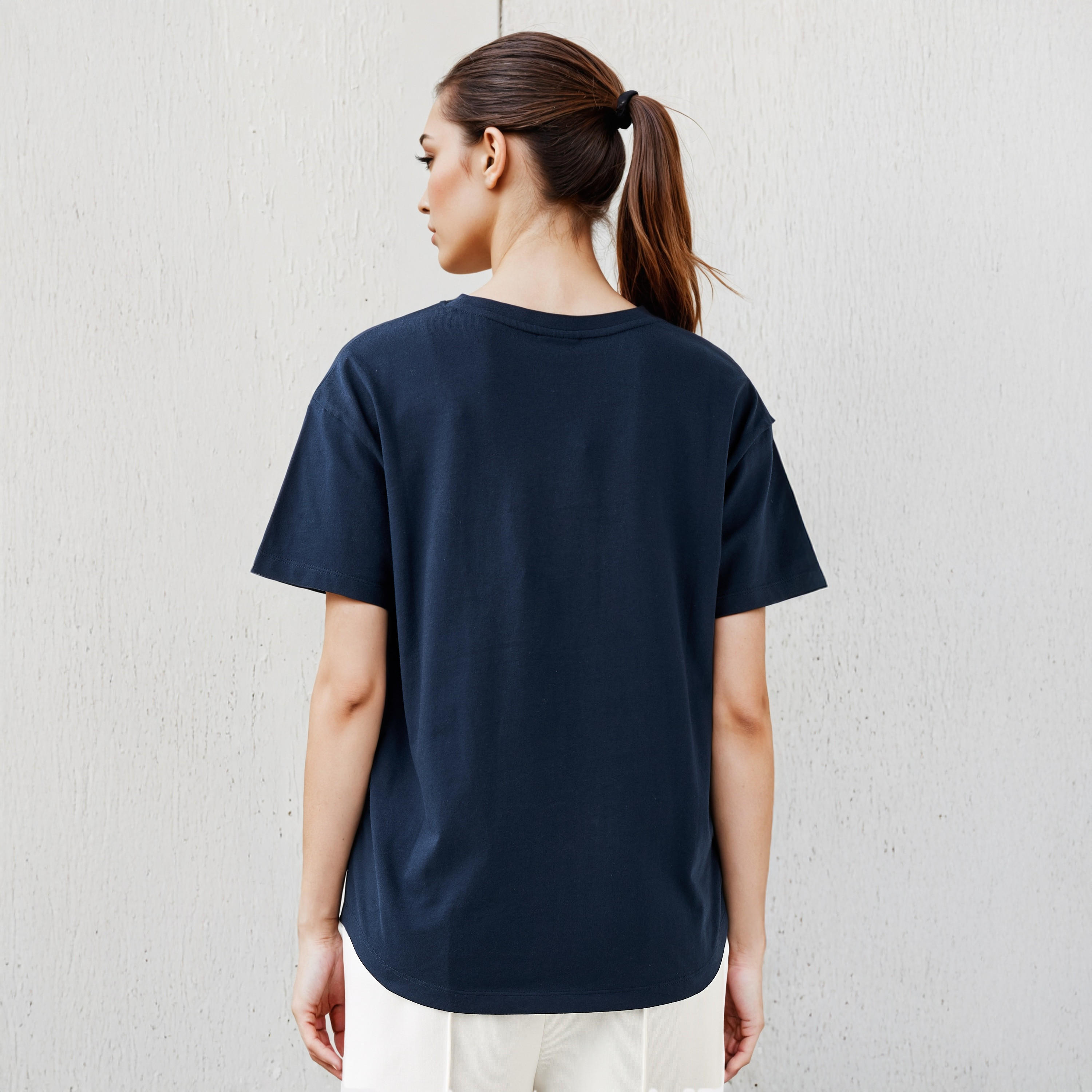 تيشيرت بقصة عادية من كابا-women-clothing-tshirts-image-3