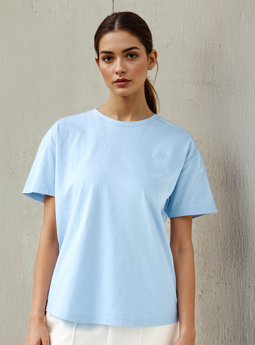 تيشيرت بقصة عادية من كابا-women-clothing-tshirts-image-1