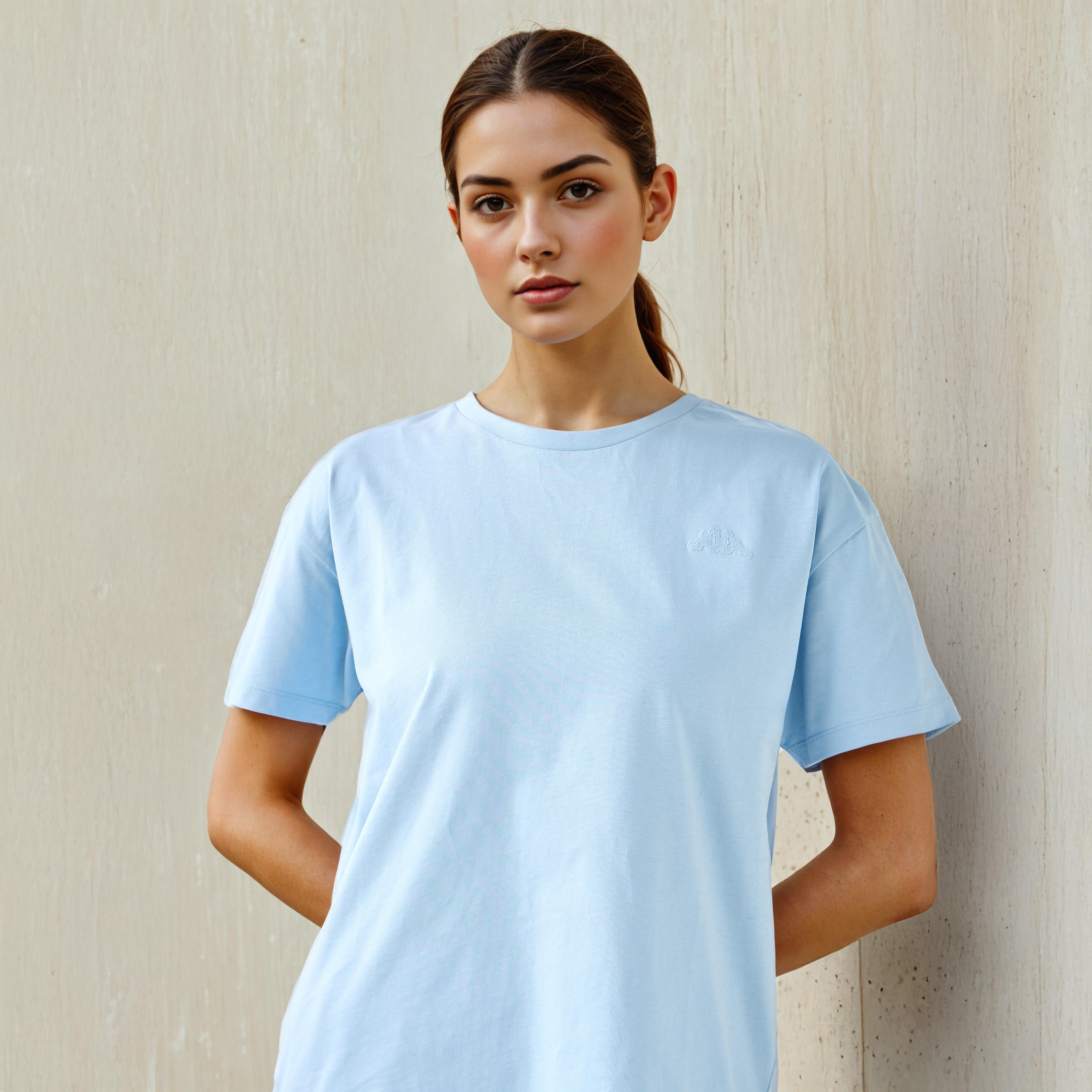 تيشيرت بقصة عادية من كابا-women-clothing-tshirts-image-4