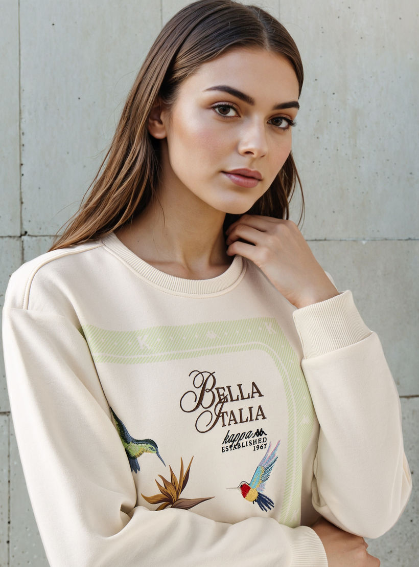 سويت شيرت بطبعات استوائية للنساء من كابا-women-clothing-sportswearandactivewear-hoodiesandsweatshirts-image-5