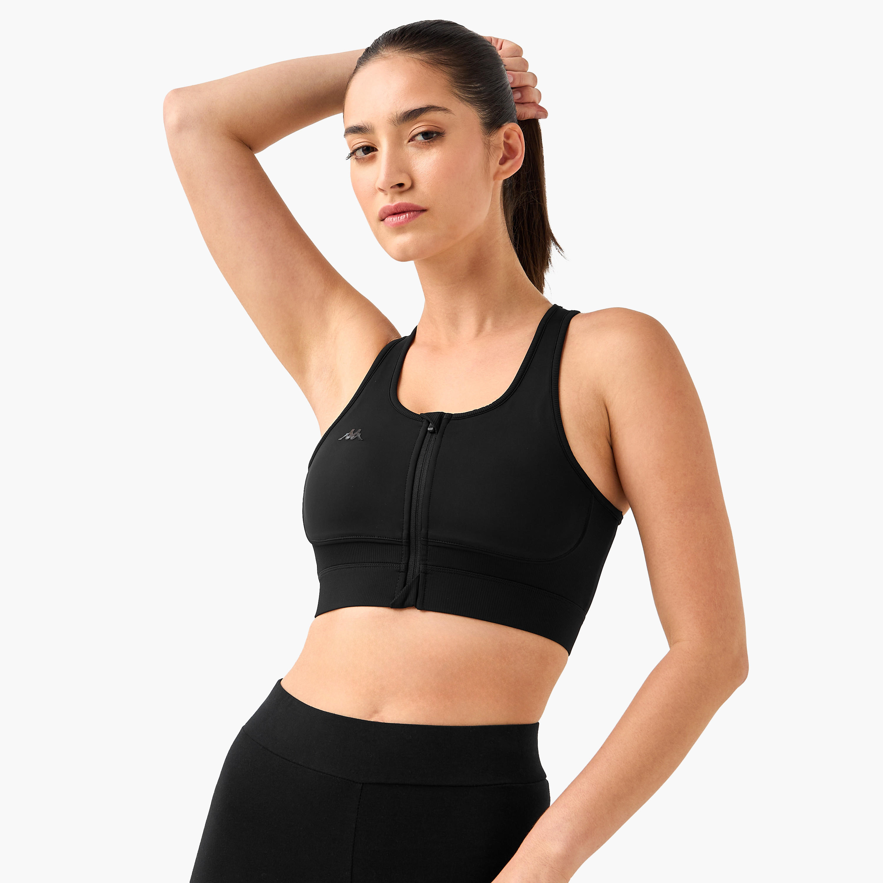 حمالة صدر رياضية بسحاب إغلاق للنساء من كابا-women-clothing-sportswearandactivewear-sportsbras-image-1