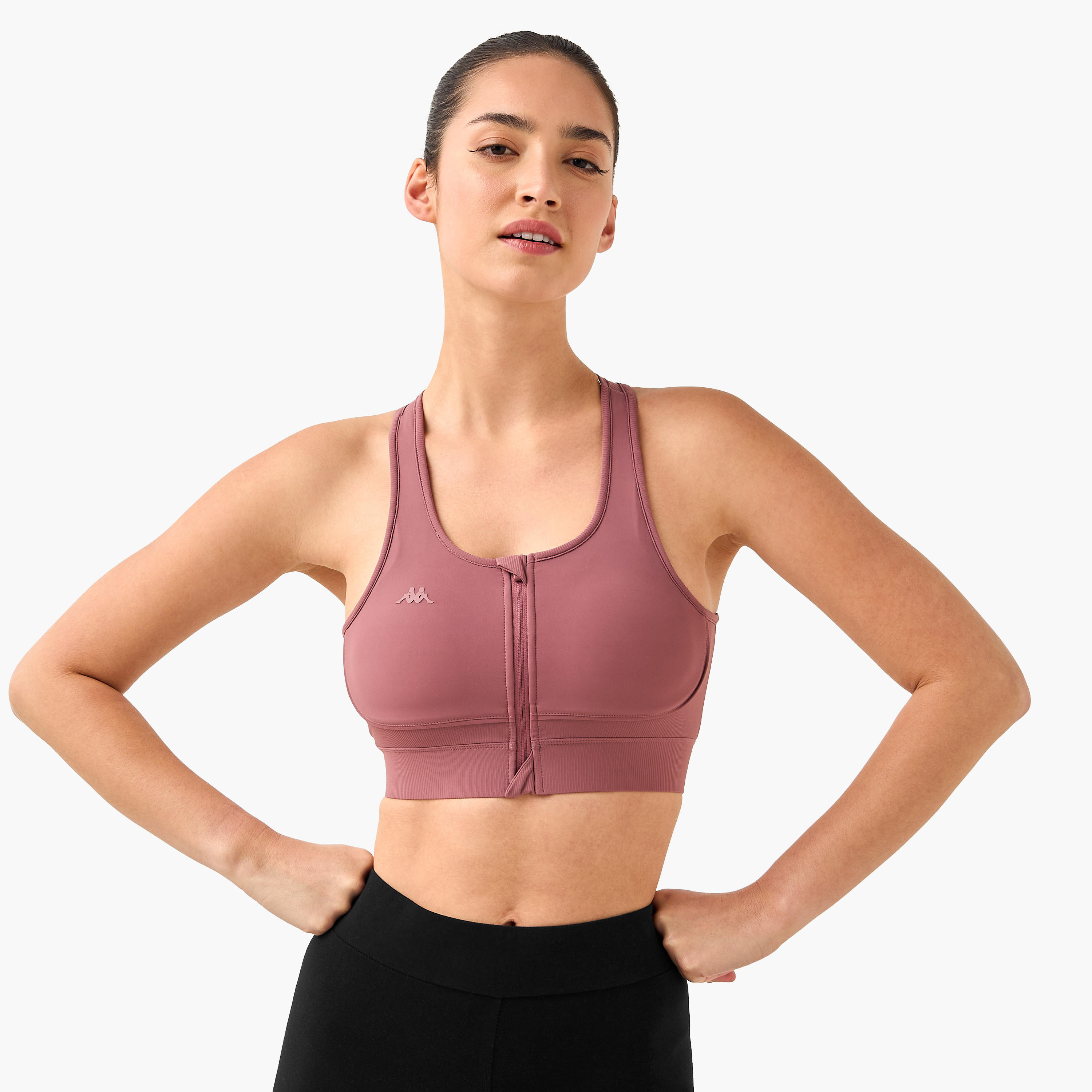حمالة صدر رياضية بسحاب إغلاق للنساء من كابا-women-clothing-sportswearandactivewear-sportsbras-image-1