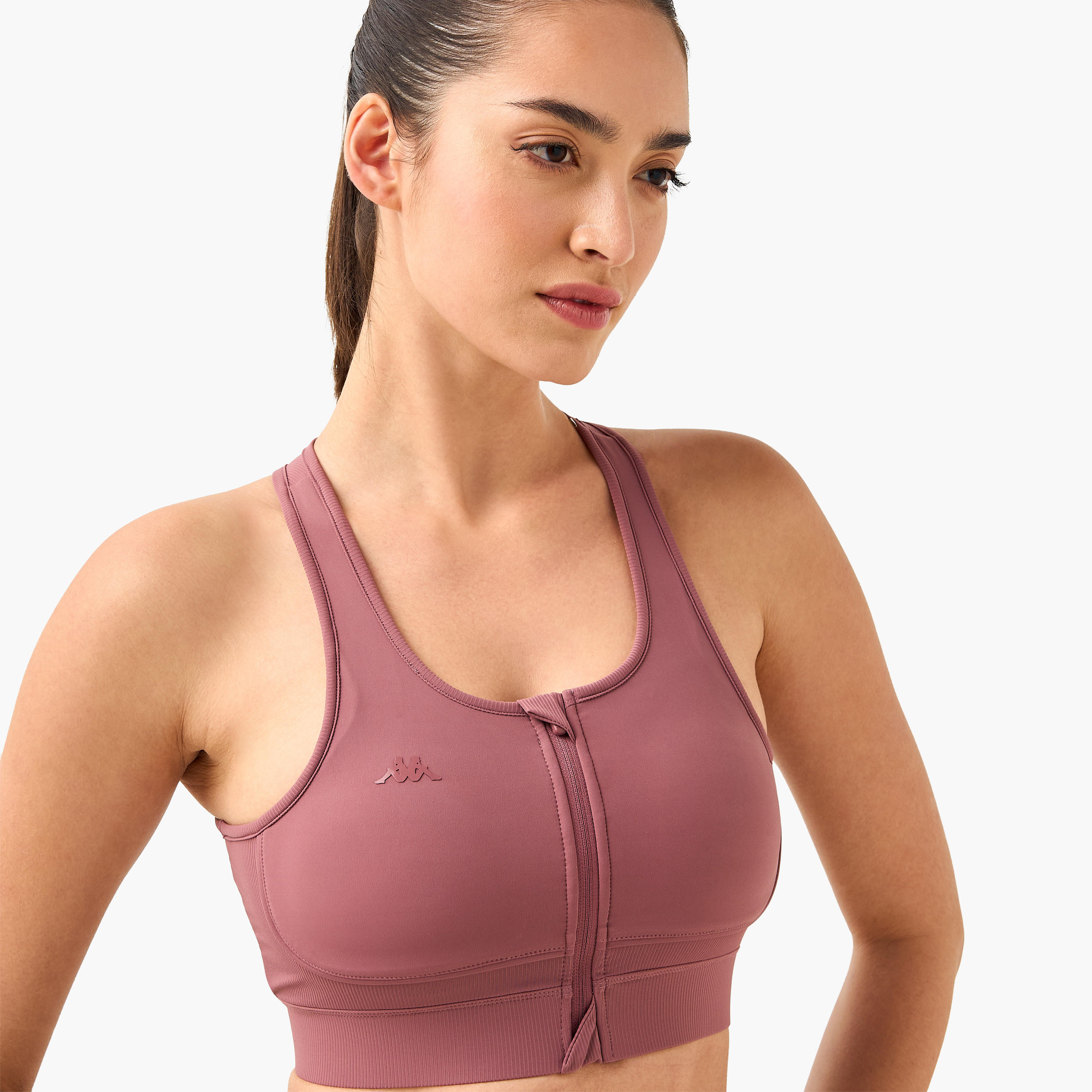 حمالة صدر رياضية بسحاب إغلاق للنساء من كابا-women-clothing-sportswearandactivewear-sportsbras-image-5