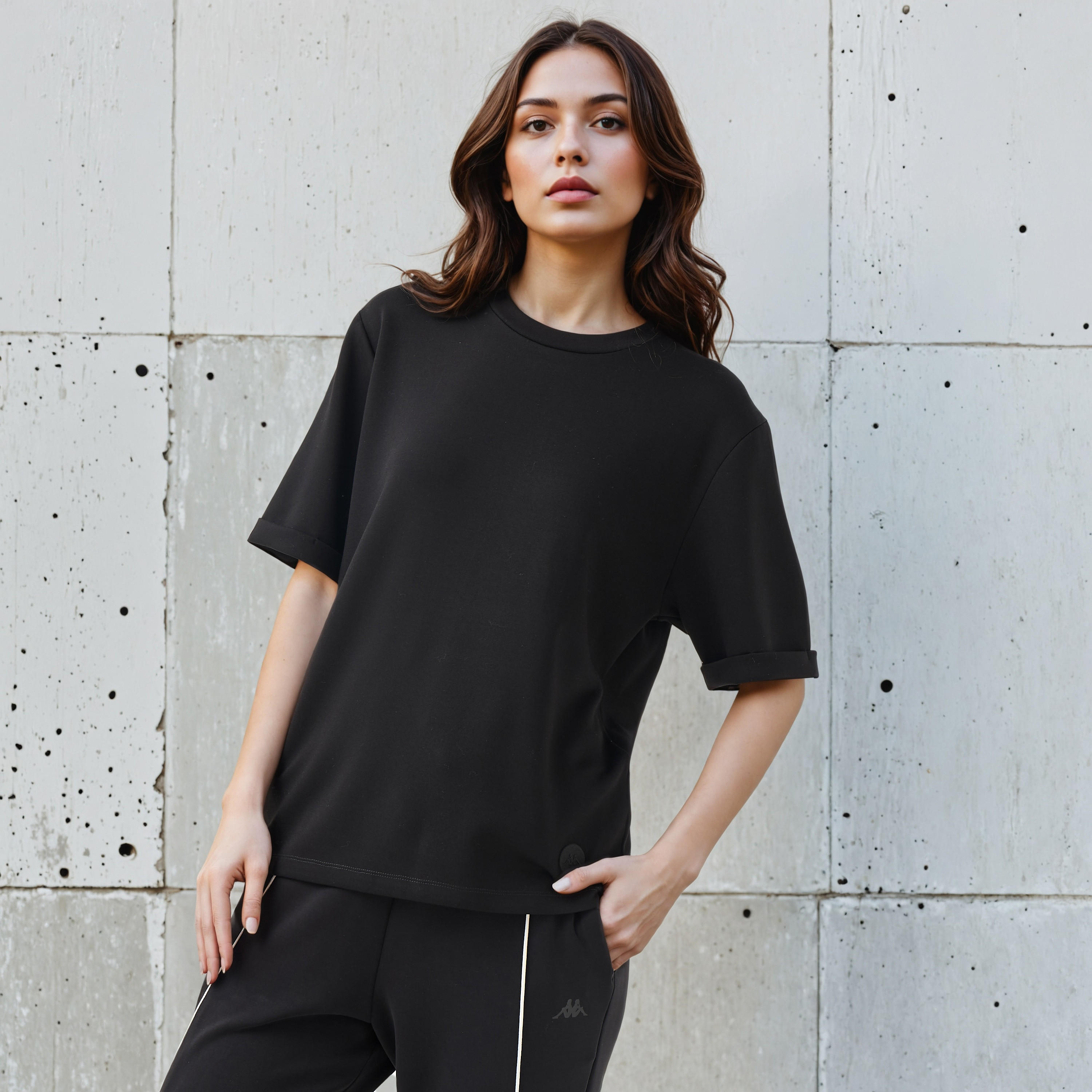 تيشيرت قطن بقصة مريحة وطبعات استوائية من كابا-women-clothing-tshirts-image-4