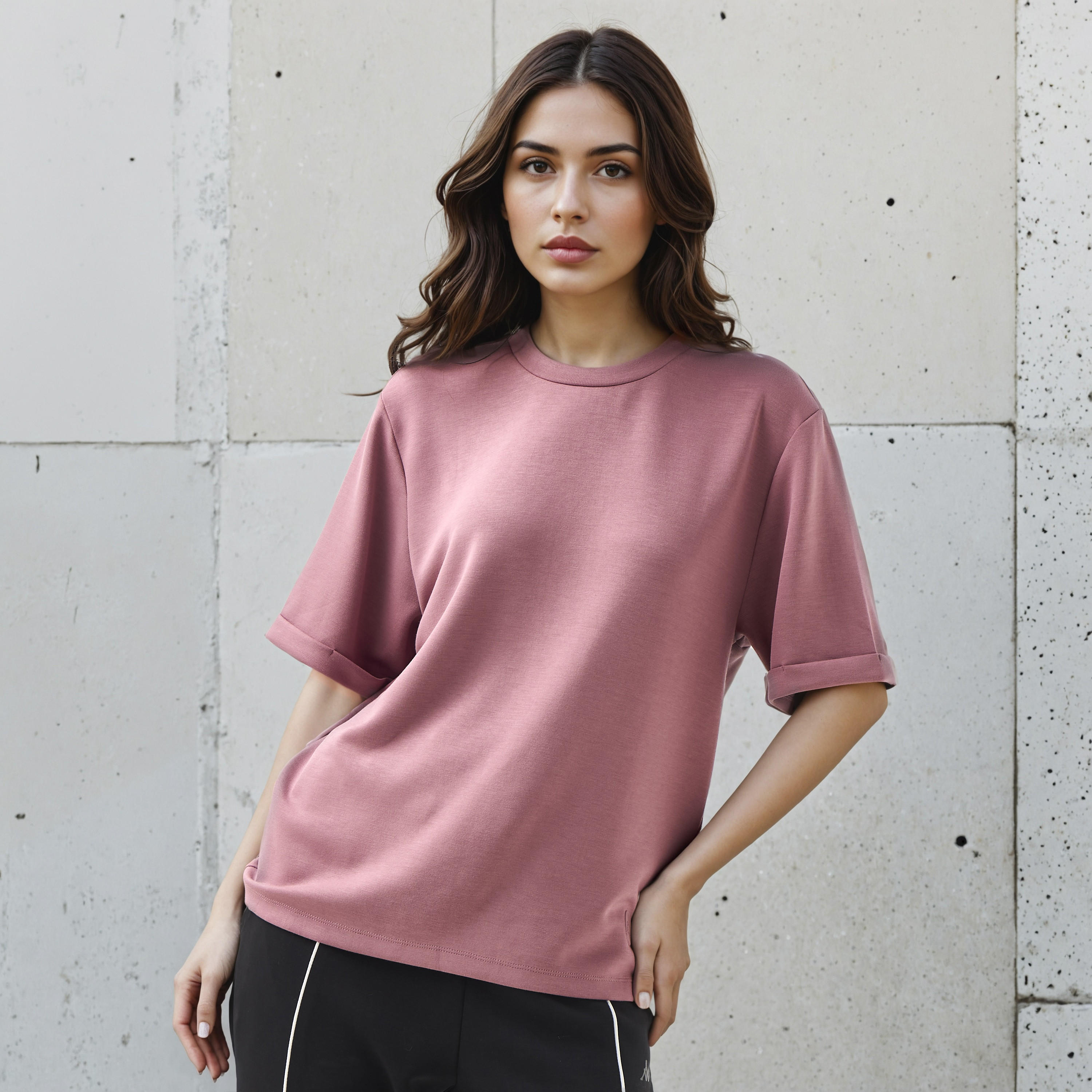 Kappa T-shirt Relaxed Fit with Tropical Print Cotton-women-clothing-tshirts-image-4