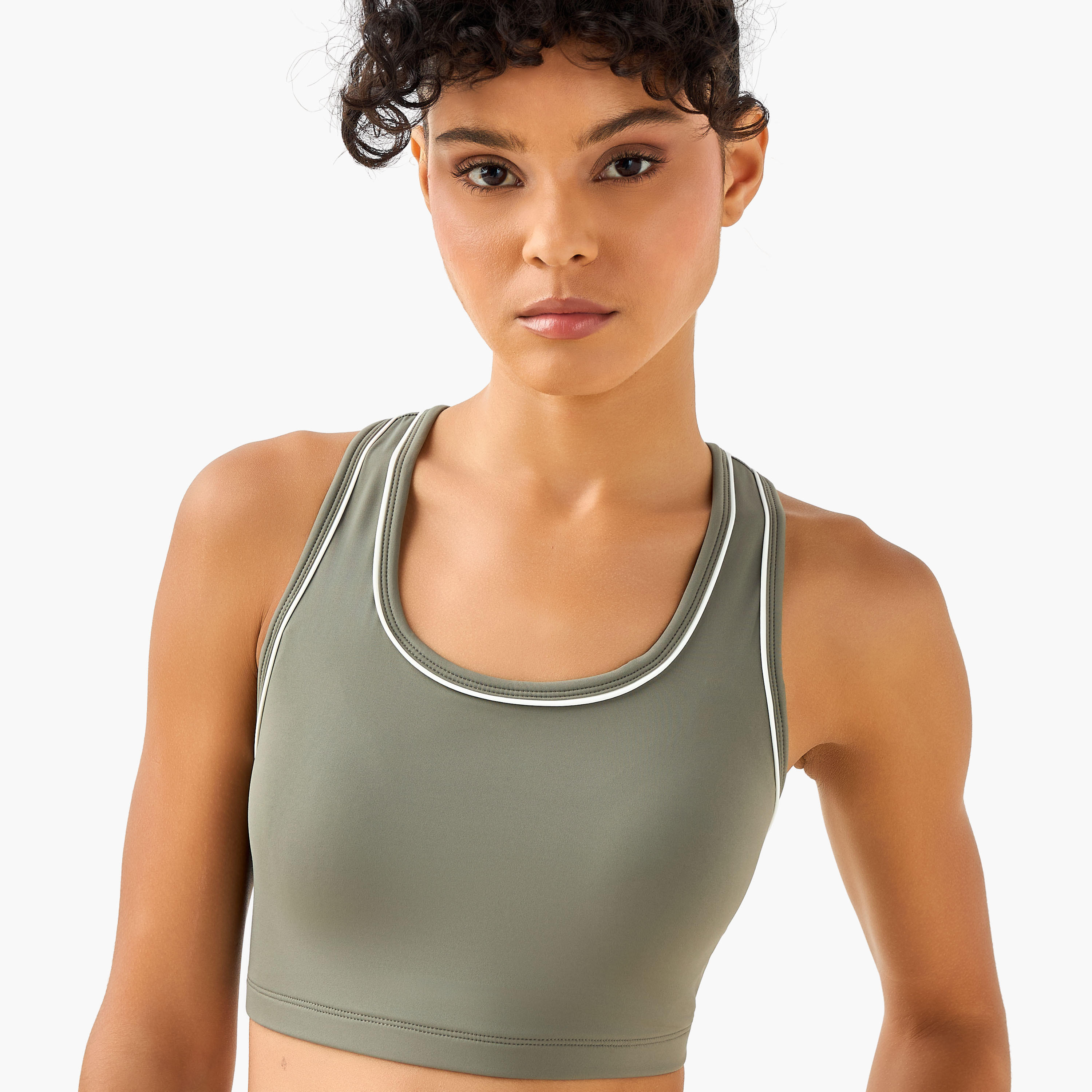 صدرية رياضية داعمة بتفاصيل بارزة للنساء من كابا-women-clothing-lingerie-bras-image-5