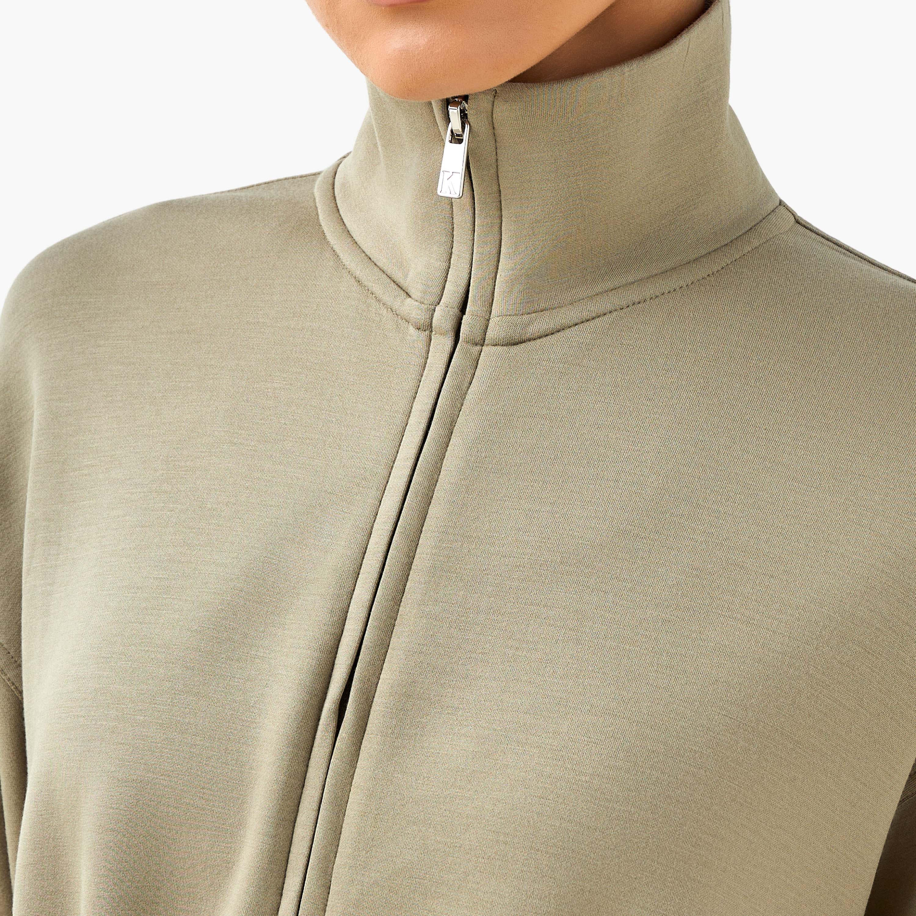 جاكيت طويل ناعم الملمس برباط خصر للنساء من كابّا-women-clothing-coordsets-image-4