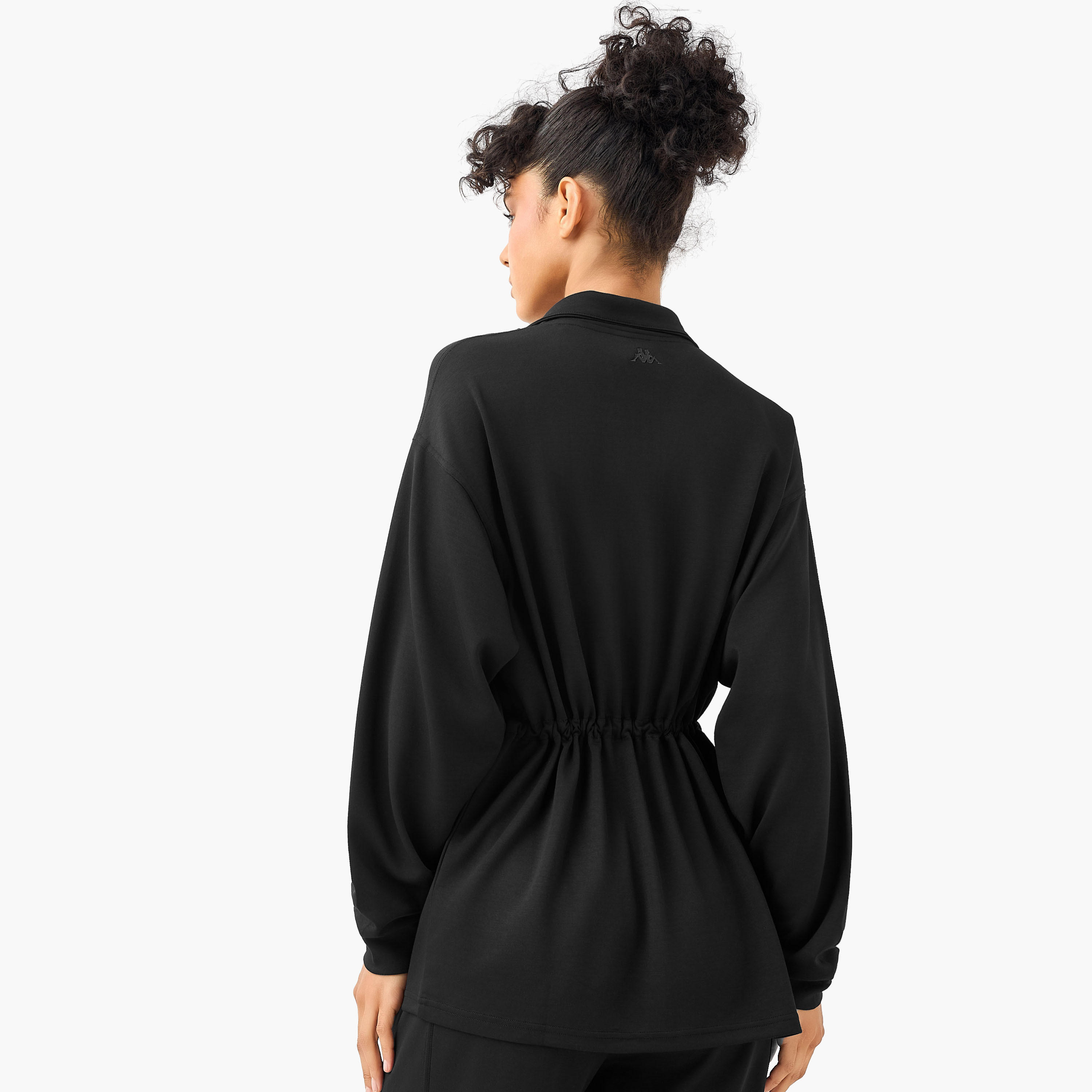 Kappa Women Soft Touch Drawstring Waist Longline Jacket-women-clothing-coordsets-image-3