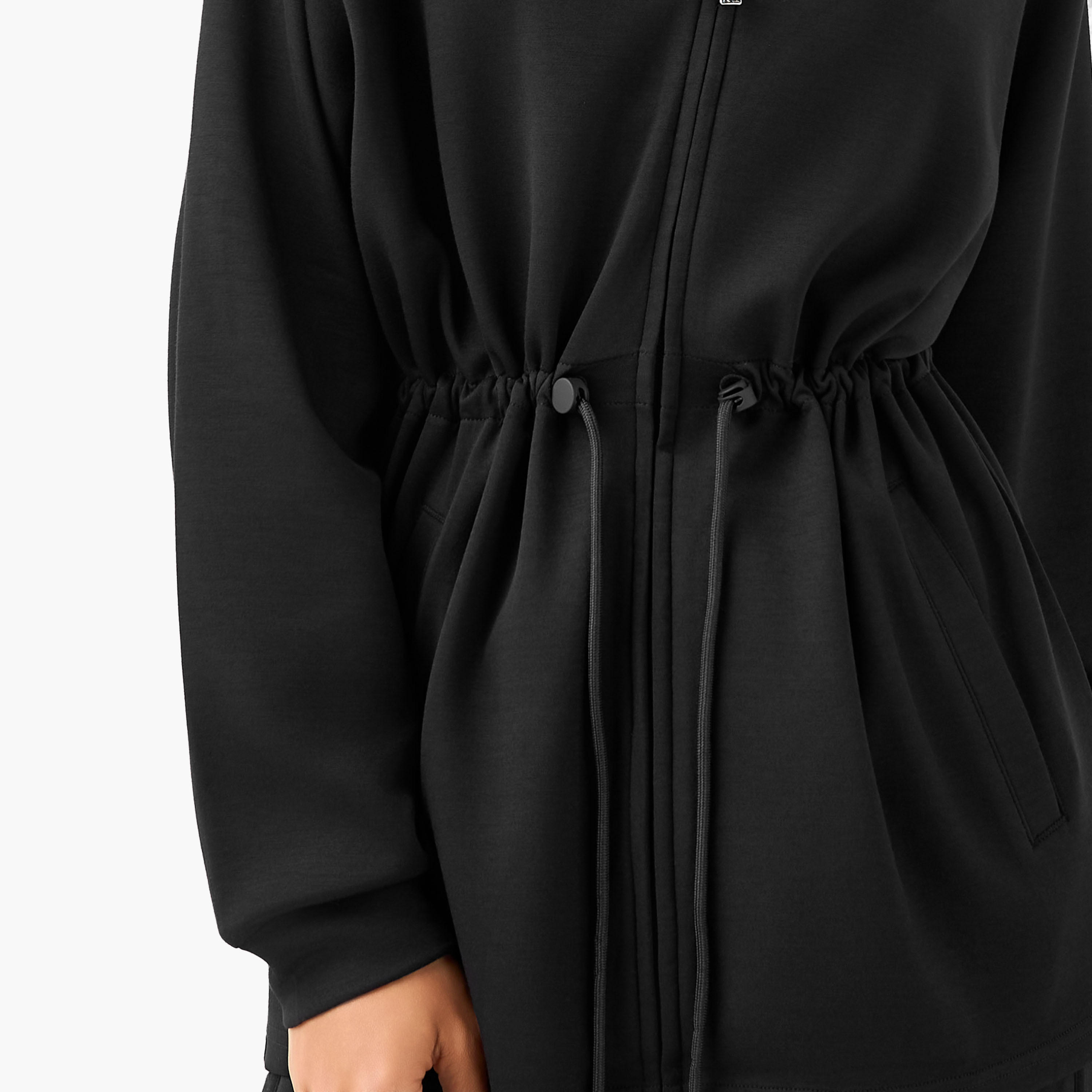 جاكيت طويل ناعم الملمس برباط خصر للنساء من كابّا-women-clothing-coordsets-image-4