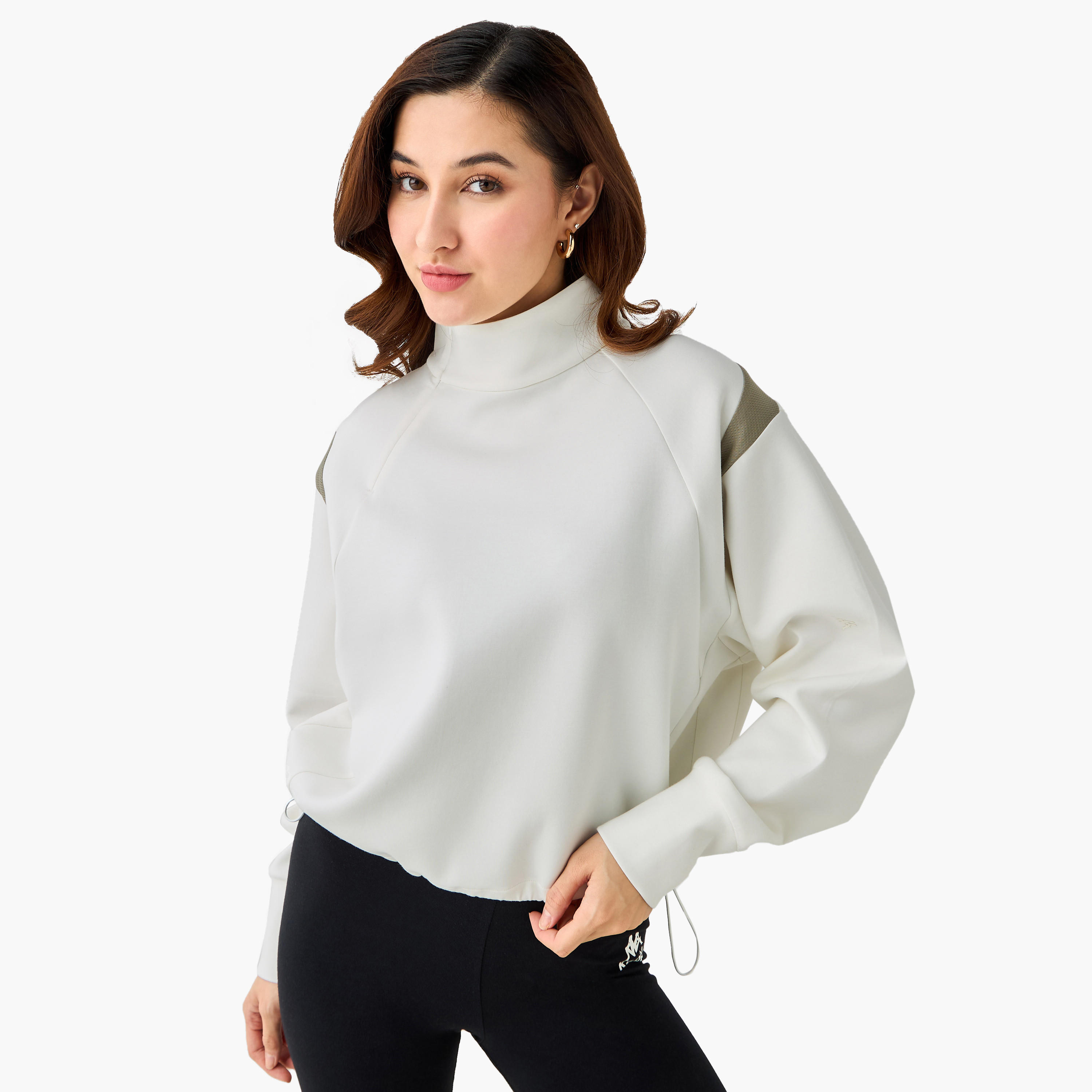 Kappa Women Cropped Soft Touch Sweatshirt-women-clothing-sportswearandactivewear-hoodiesandsweatshirts-image-1