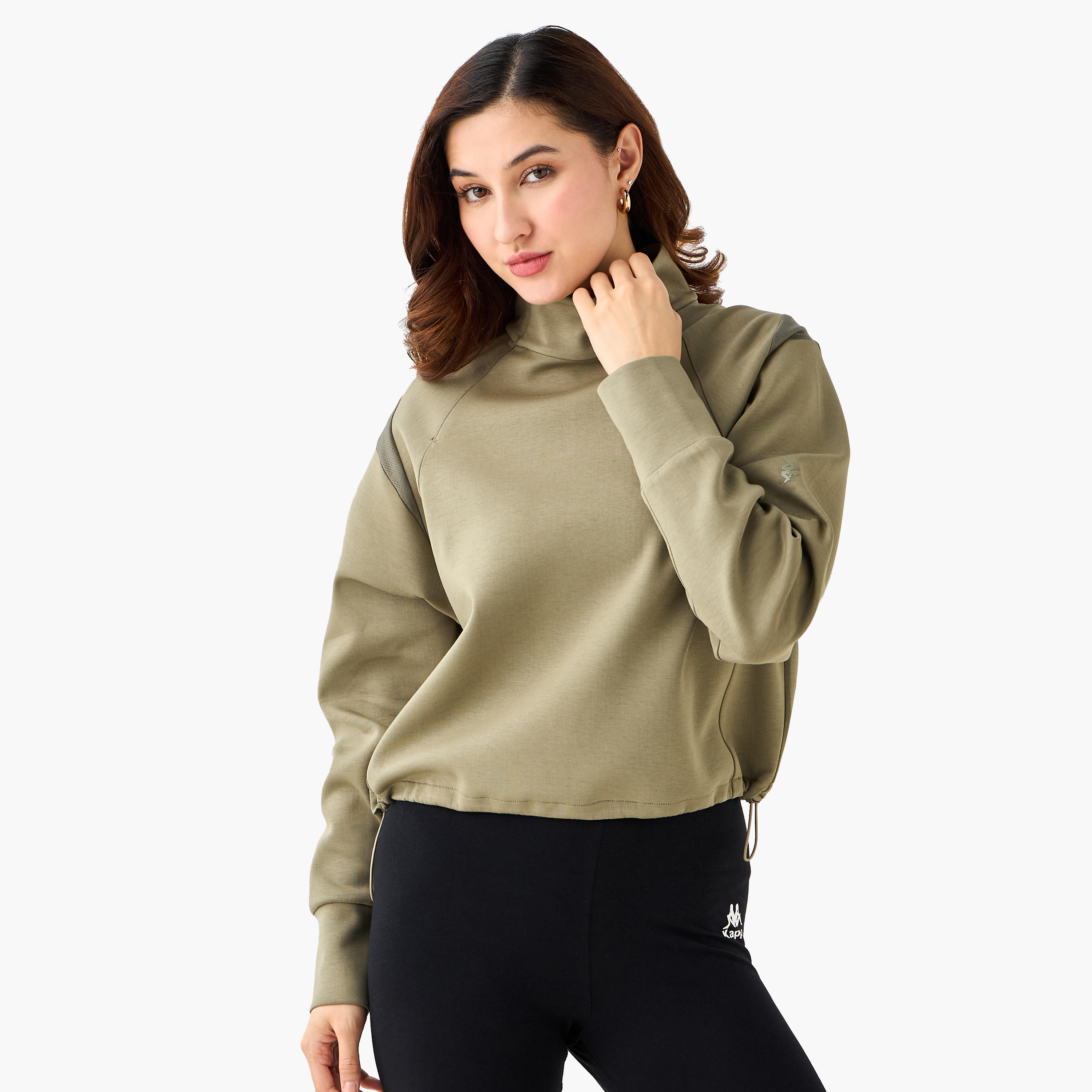 سويت شيرت قصير ناعم الملمس للنساء من كابا-women-clothing-sportswearandactivewear-hoodiesandsweatshirts-image-5