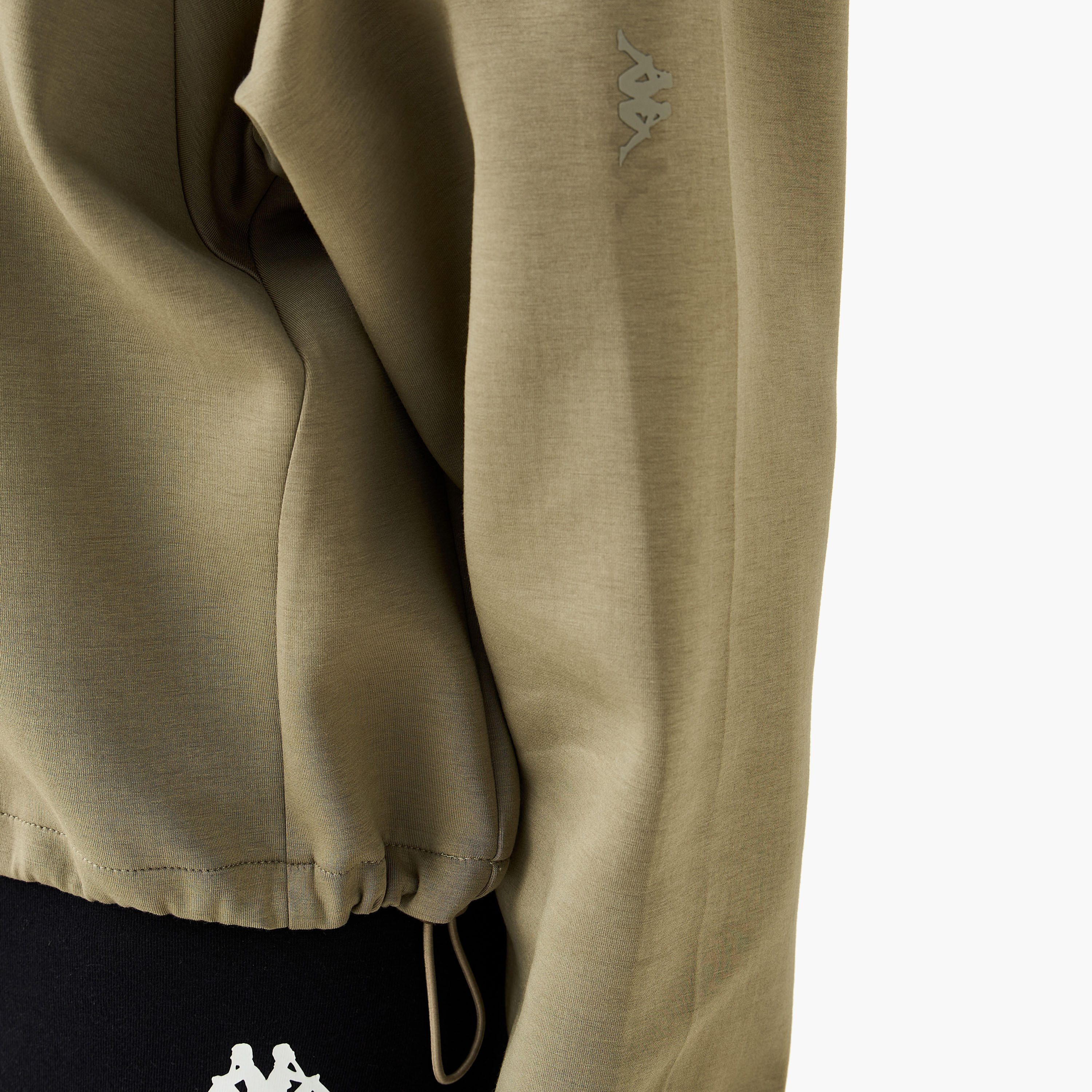 سويت شيرت قصير ناعم الملمس للنساء من كابا-women-clothing-sportswearandactivewear-hoodiesandsweatshirts-image-1