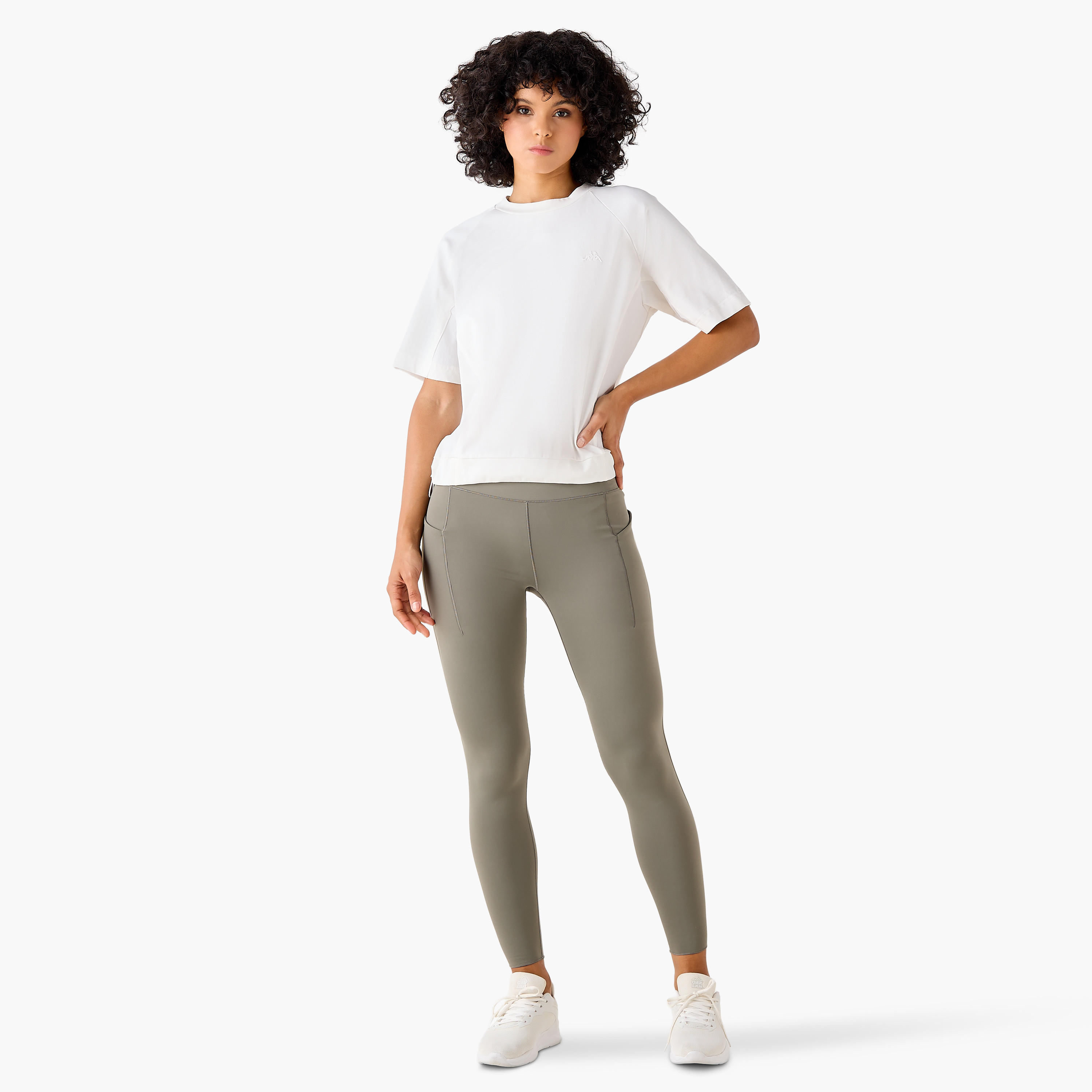 بنطلون ليقنز قابل للتمدد في اتجاهين بجيب للهاتف للنساء من كابا-women-clothing-bottoms-leggings-image-2