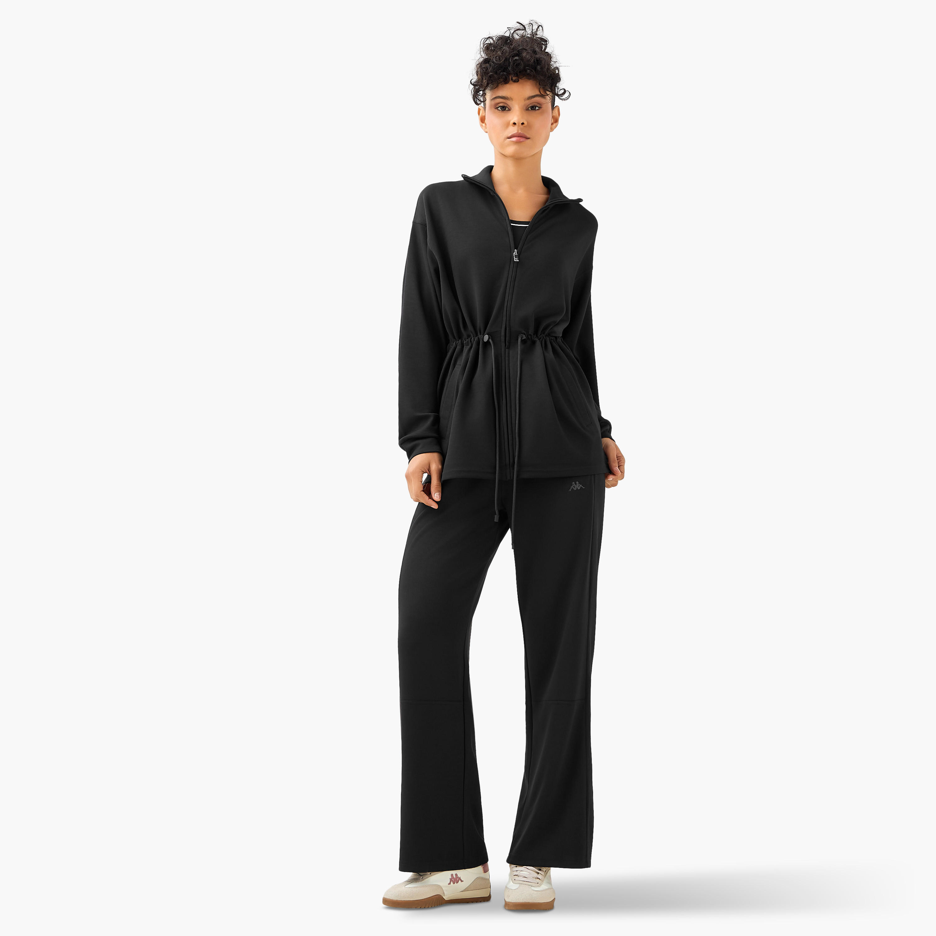 Kappa Flared Relaxed Fit Track Pants-women-clothing-sportswearandactivewear-bottoms-joggersandtrackpants-image-3
