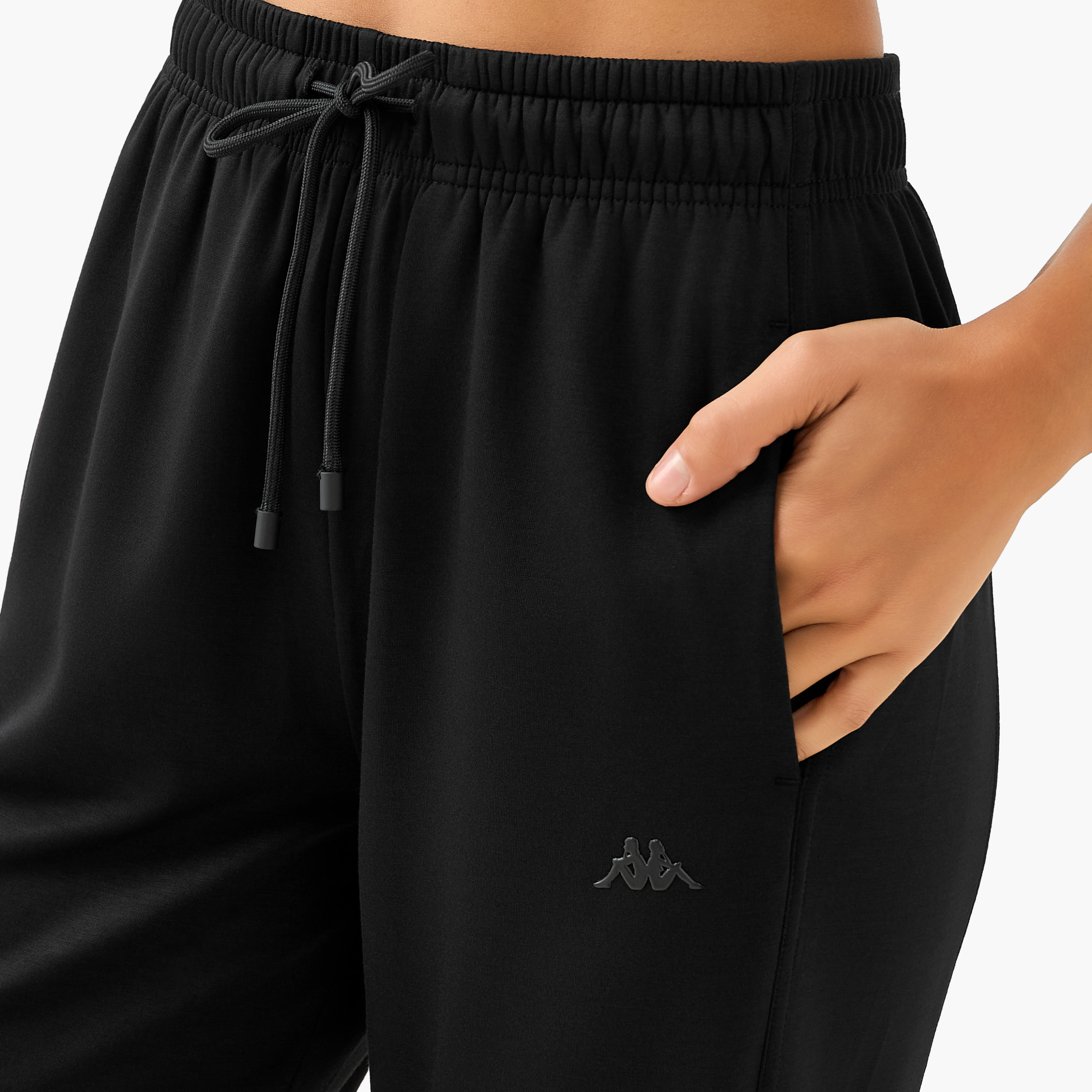 Kappa Flared Relaxed Fit Track Pants-women-clothing-sportswearandactivewear-bottoms-joggersandtrackpants-image-5