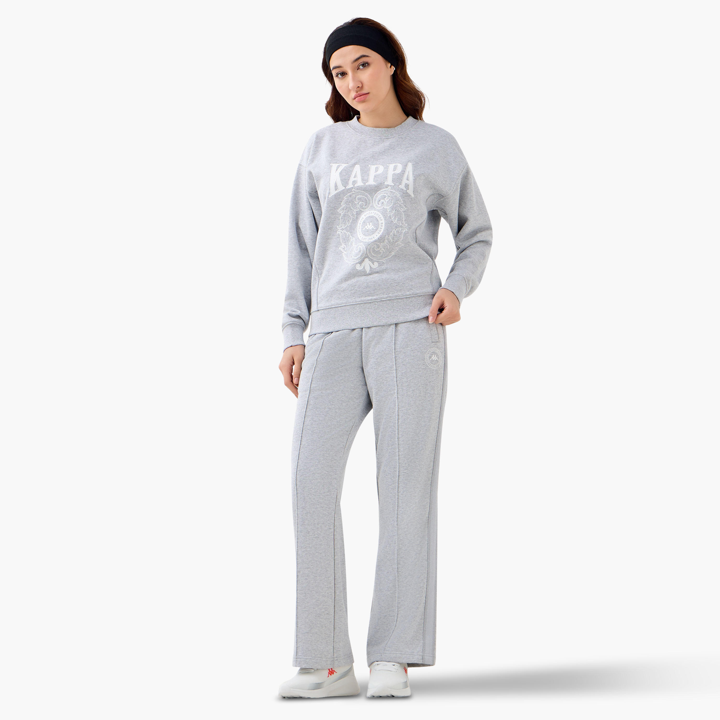 سويت شيرت بطبعات شعار للنساء من كابا-women-clothing-coordsets-image-2