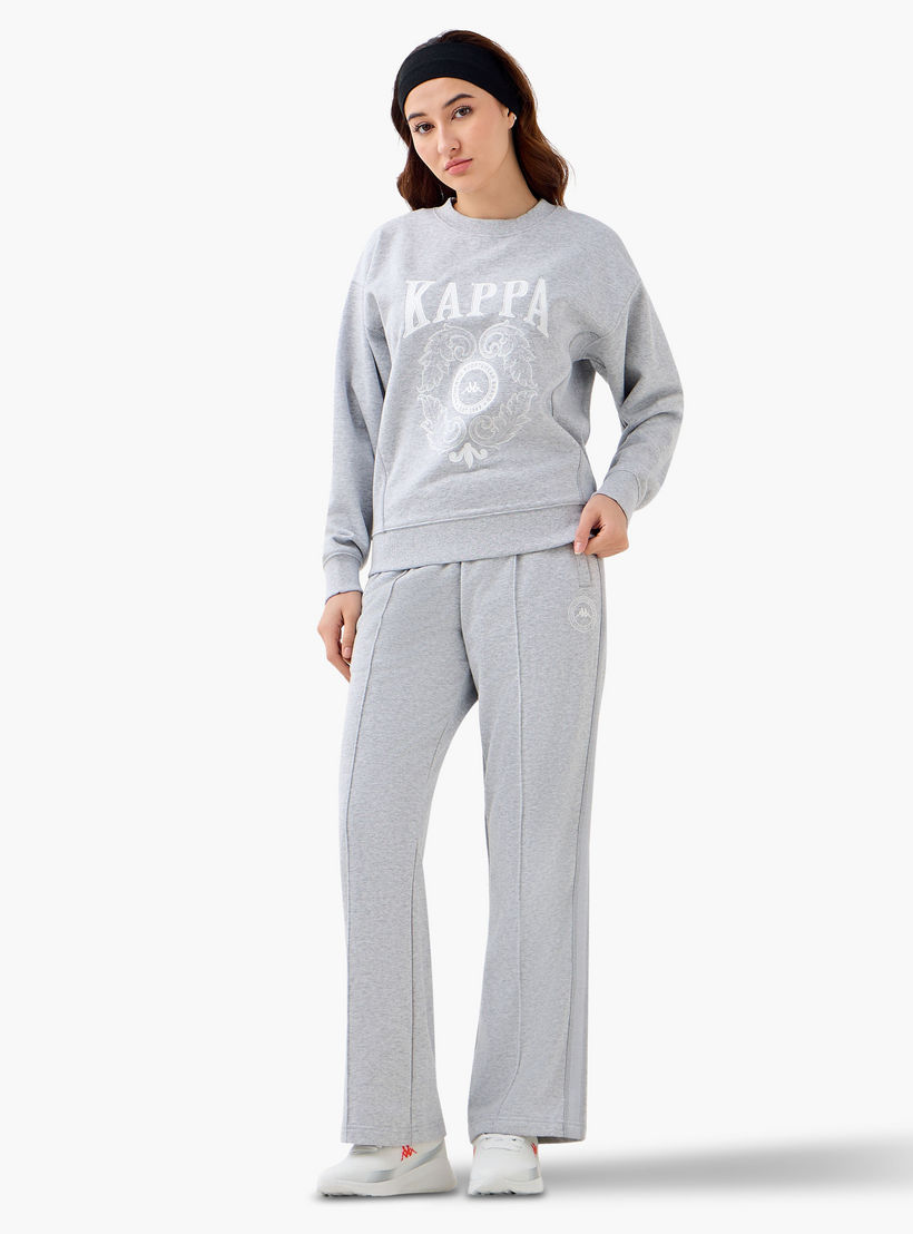 سويت شيرت بطبعات شعار للنساء من كابا-women-clothing-coordsets-image-2
