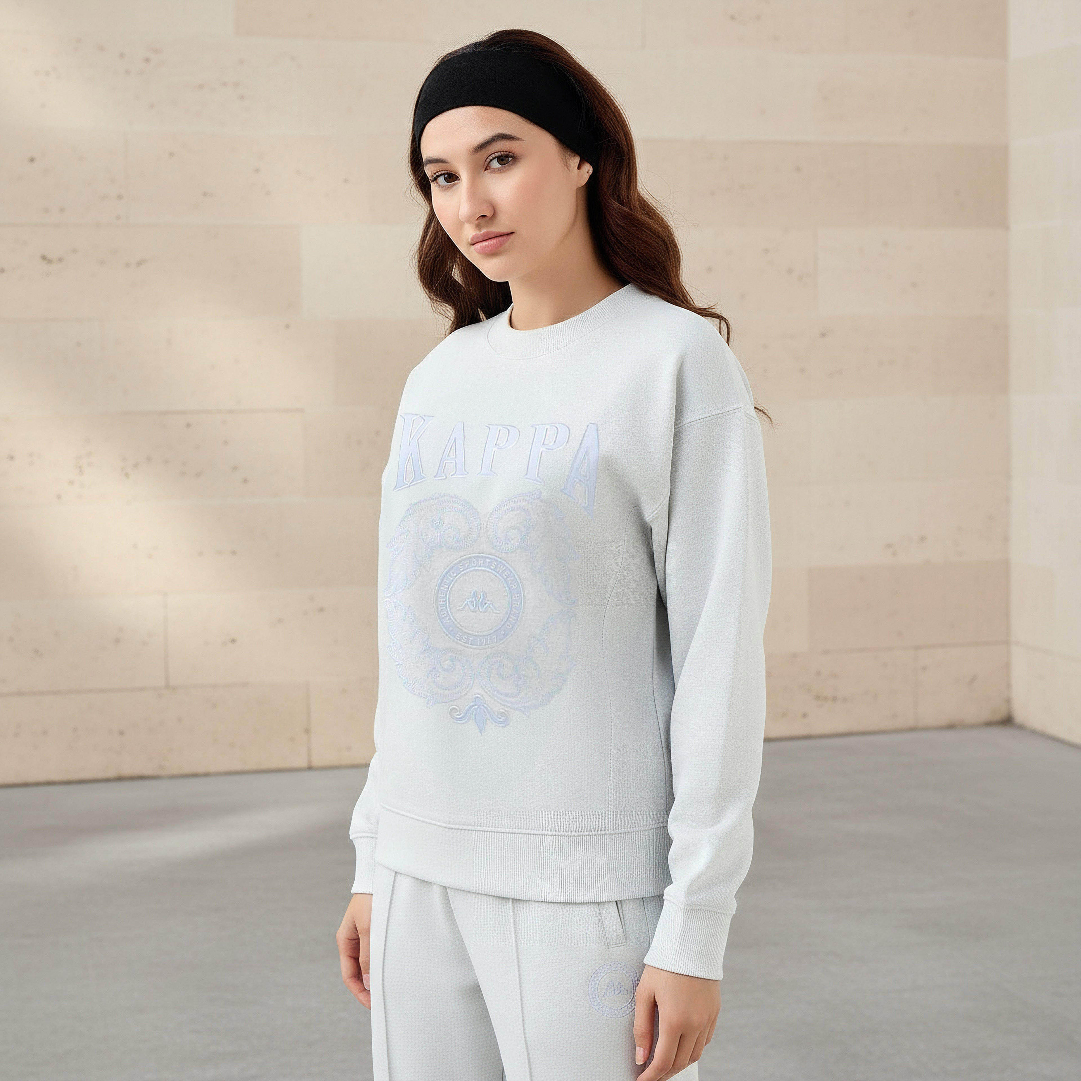 سويت شيرت بطبعات شعار للنساء من كابا-women-clothing-coordsets-image-1