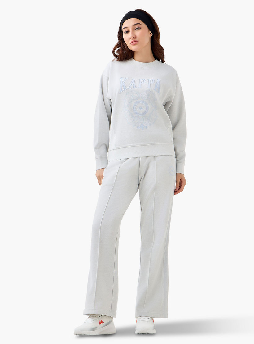 سويت شيرت بطبعات شعار للنساء من كابا-women-clothing-coordsets-image-2