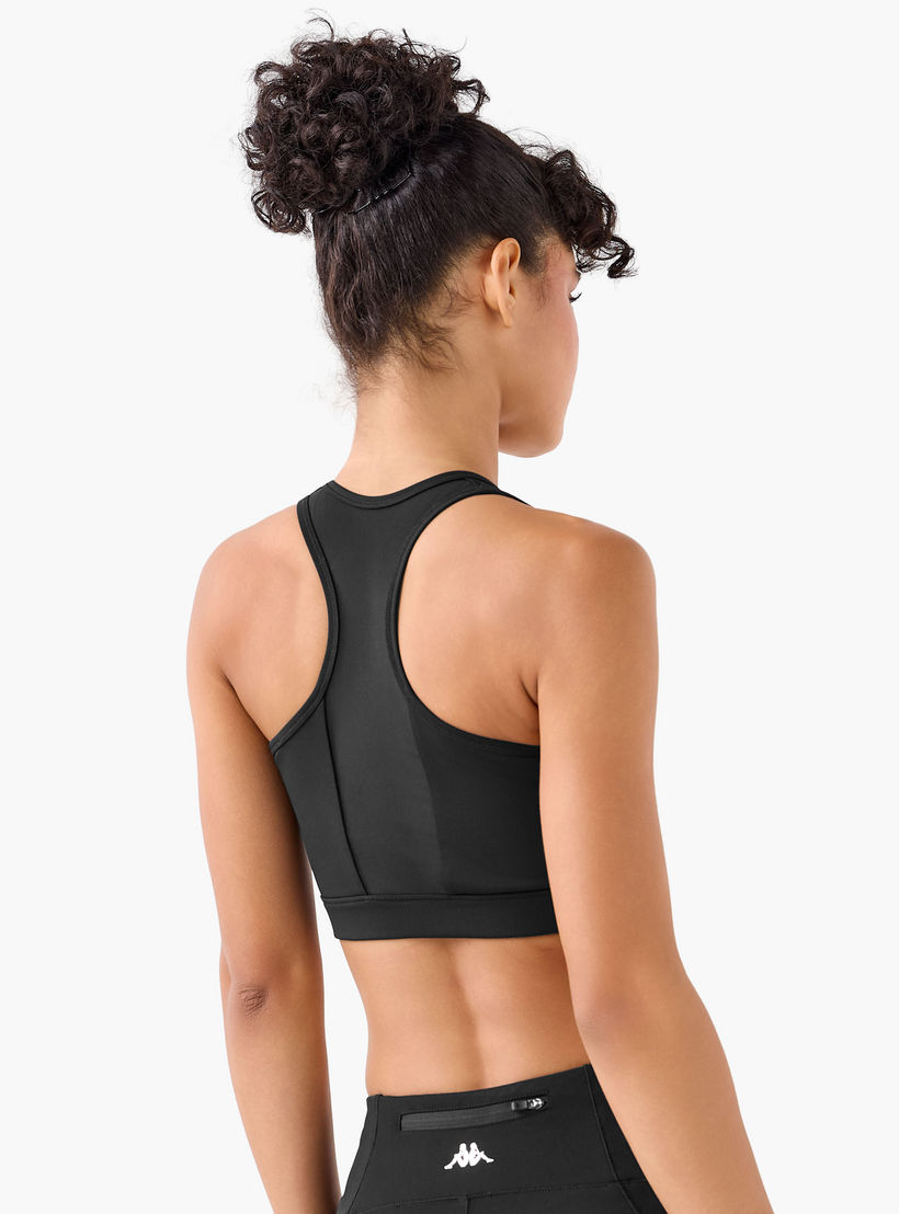 Kappa 2-Way Stretch Sports Bra with Zip Closure-women-clothing-lingerie-bras-image-4