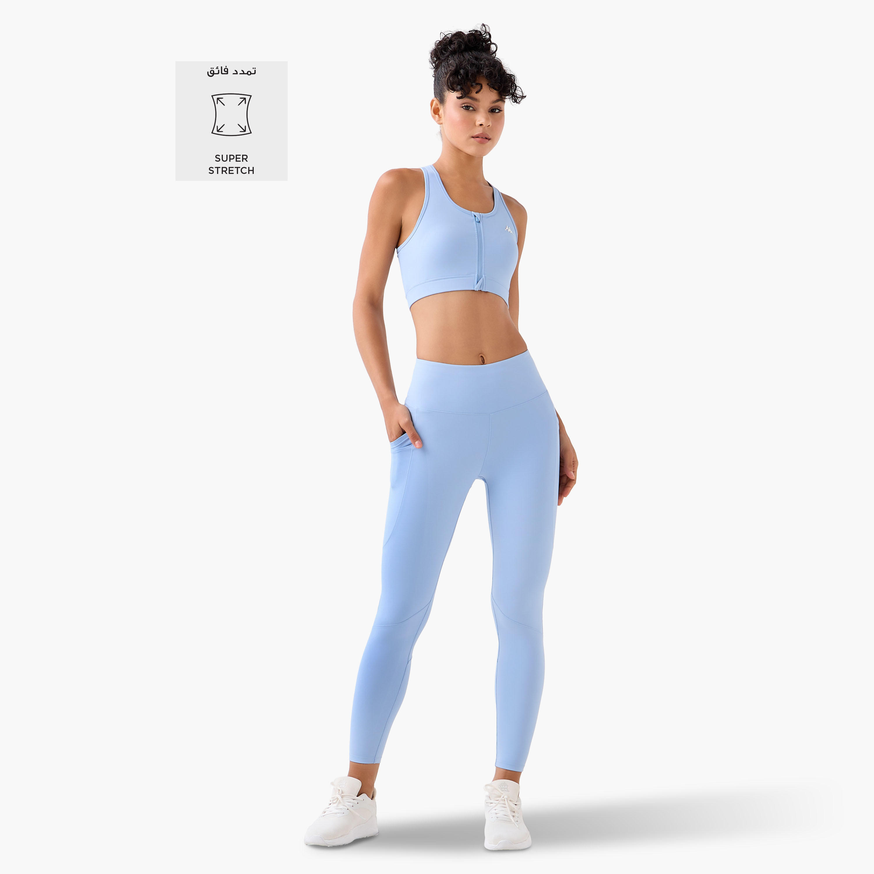 صدرية رياضية مطاطية بجهتين للنساء من كابا-sports-women-clothing-sportsbras-image-2