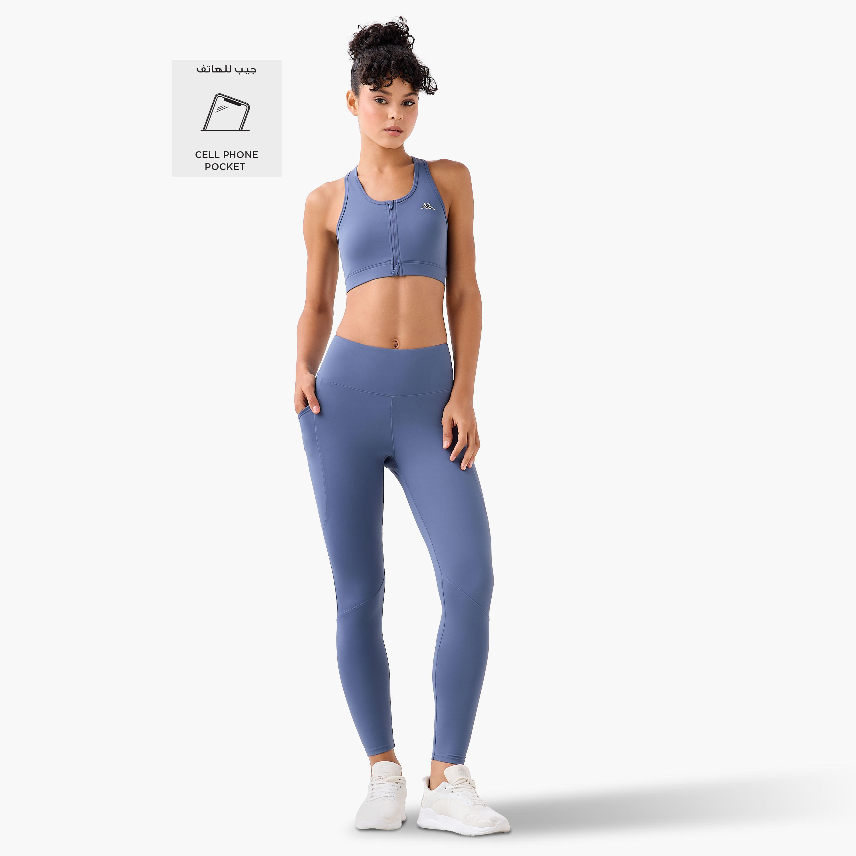 Kappa Women Side Pocket Leggings-women-clothing-bottoms-leggings-image-2