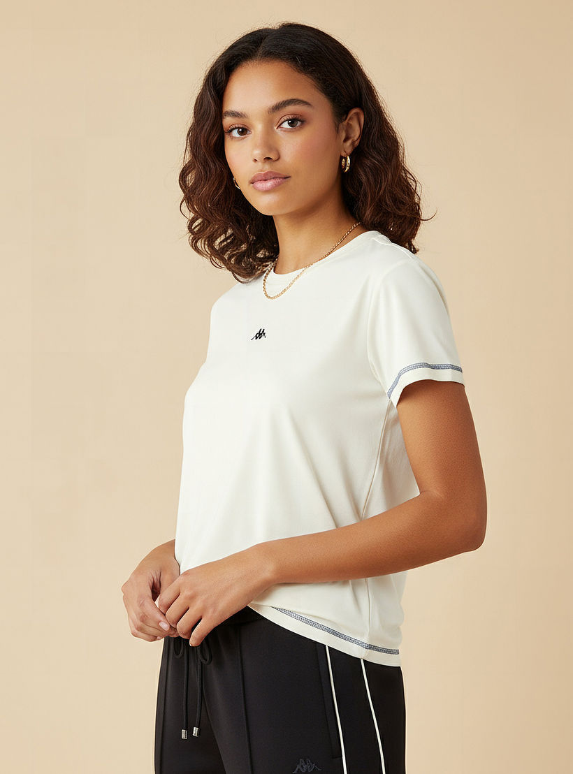 Kappa Women Soft Touch Stretchable T-shirt-women-clothing-tshirts-image-1