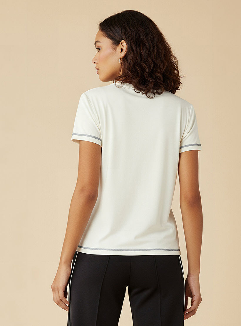 Kappa Women Soft Touch Stretchable T-shirt-women-clothing-tshirts-image-3