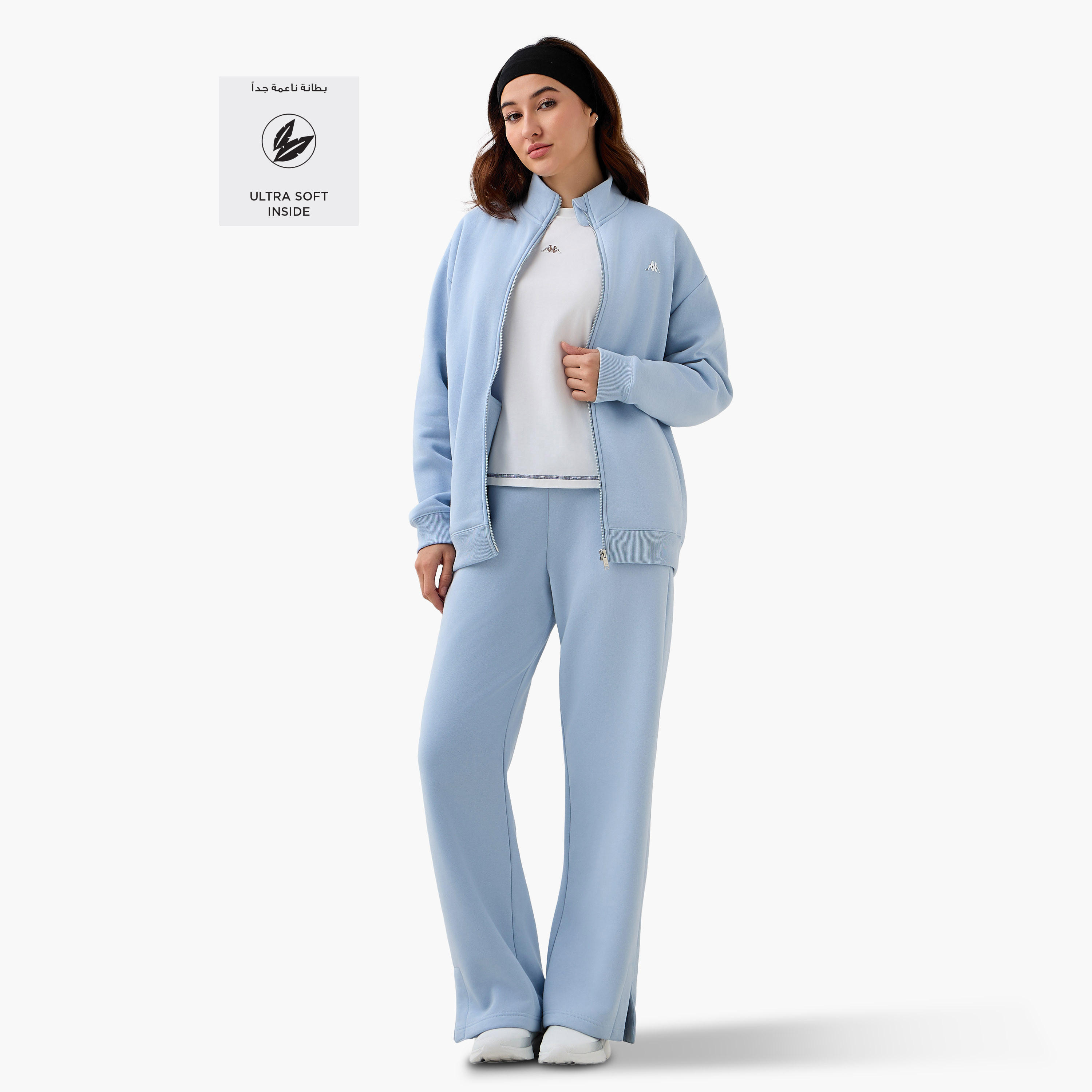 جاكيت بسحاب إغلاق للنساء من كابا-women-clothing-coordsets-image-2
