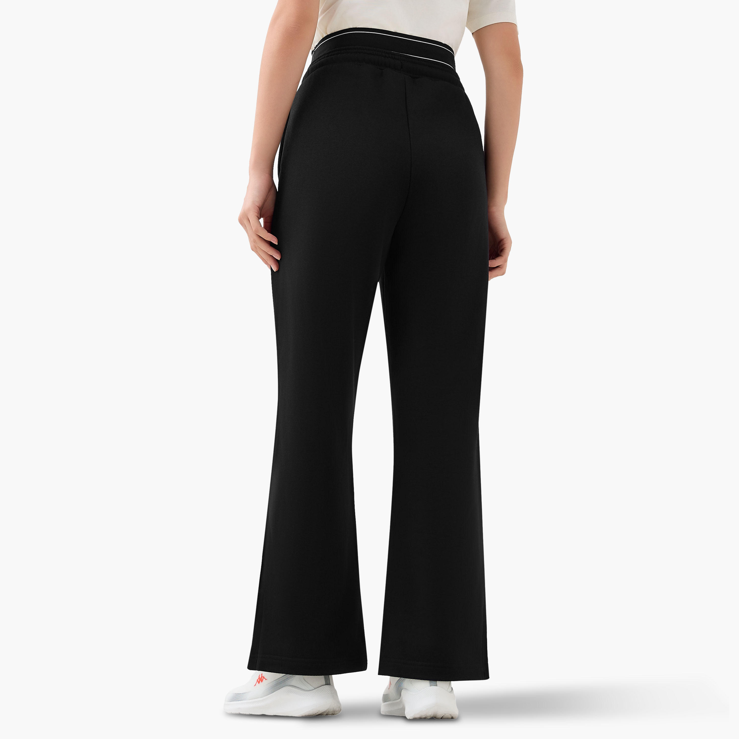 بنطلون رياضي واسع بجيوب وفتحة من كابا-women-clothing-bottoms-joggers-image-3