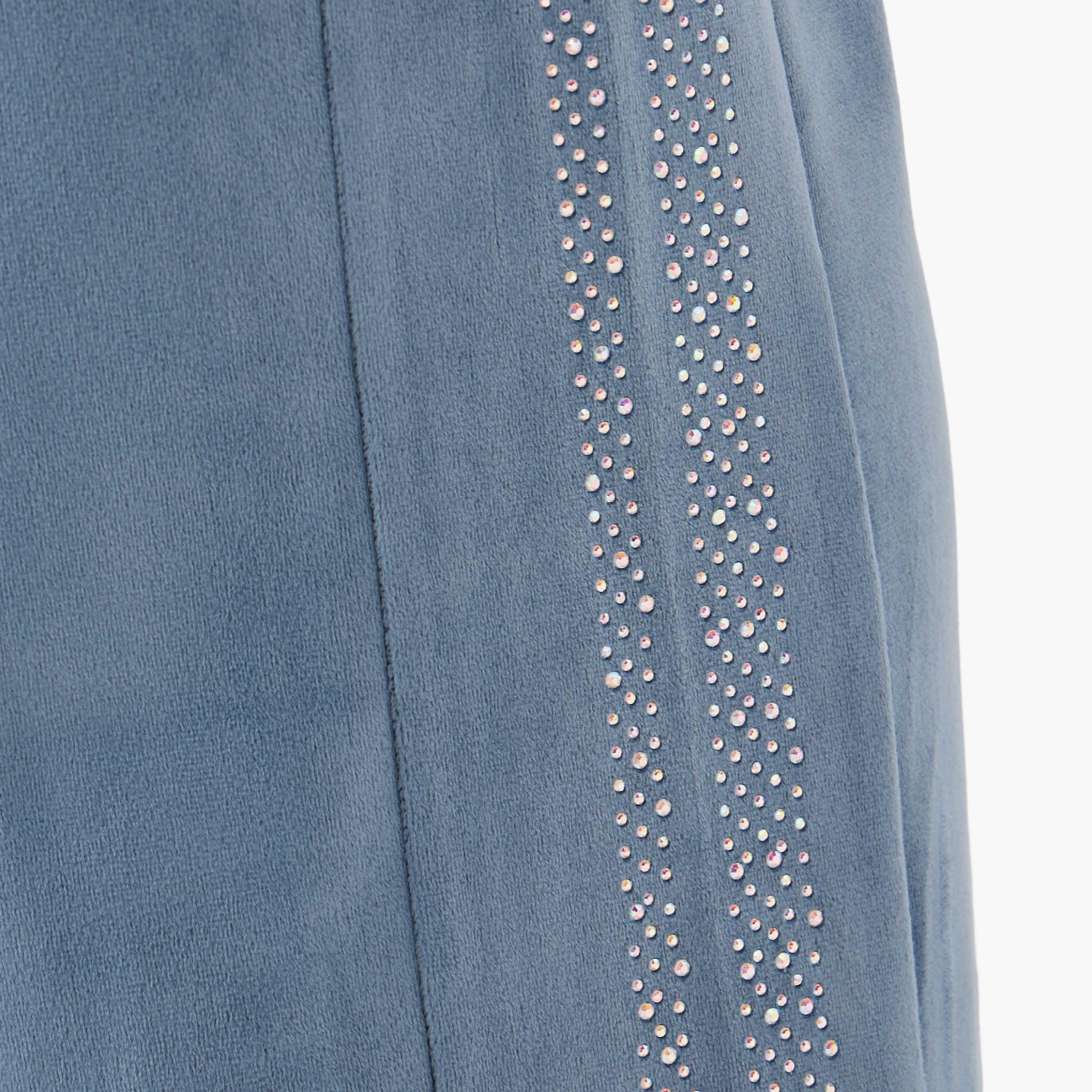 بنطلون رياضي فيلور بقصّة عادية مزين مع جيوب من كابا-women-clothing-coordsets-image-5