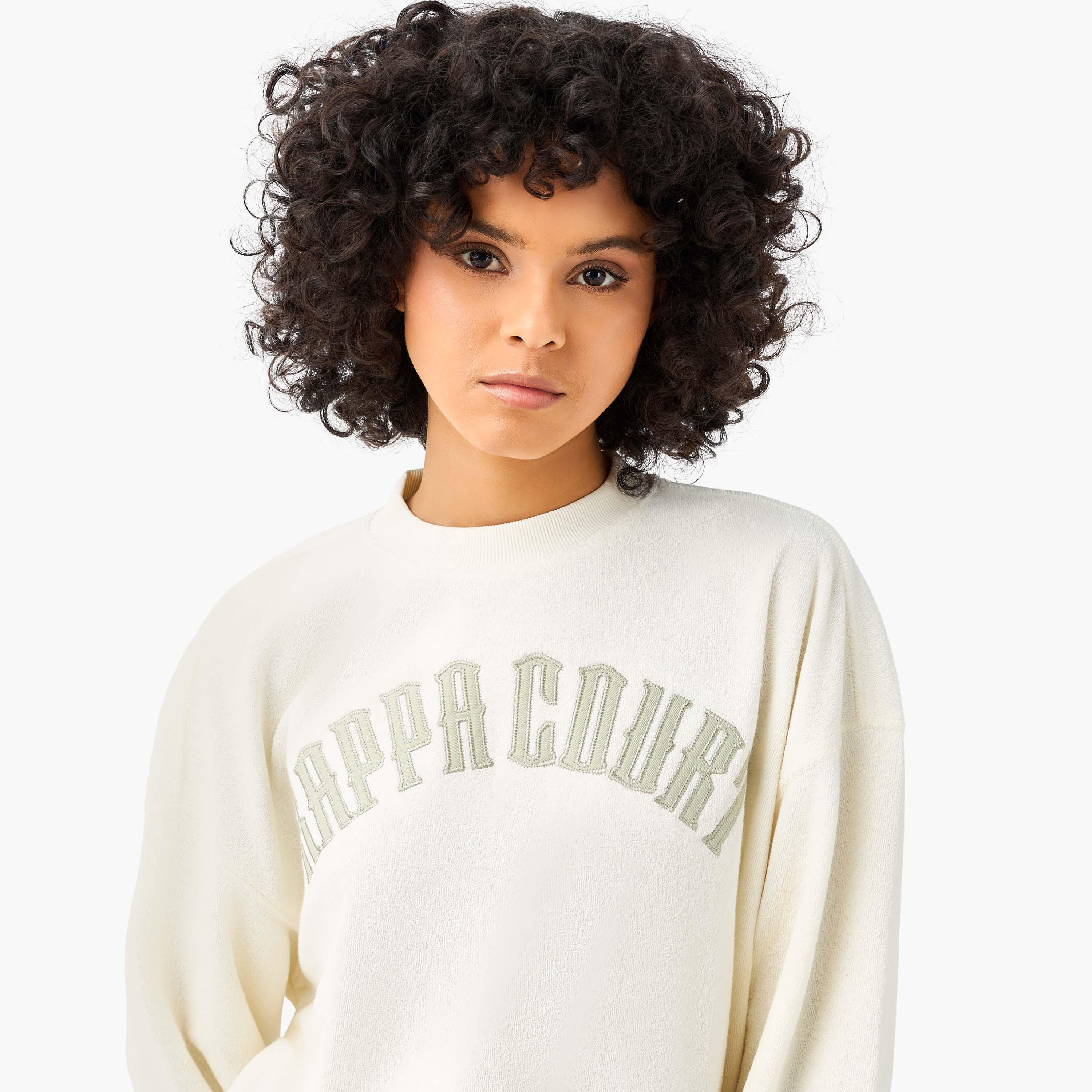 سويت شيرت بطبعات للنساء من كابا-women-clothing-sportswearandactivewear-hoodiesandsweatshirts-image-5