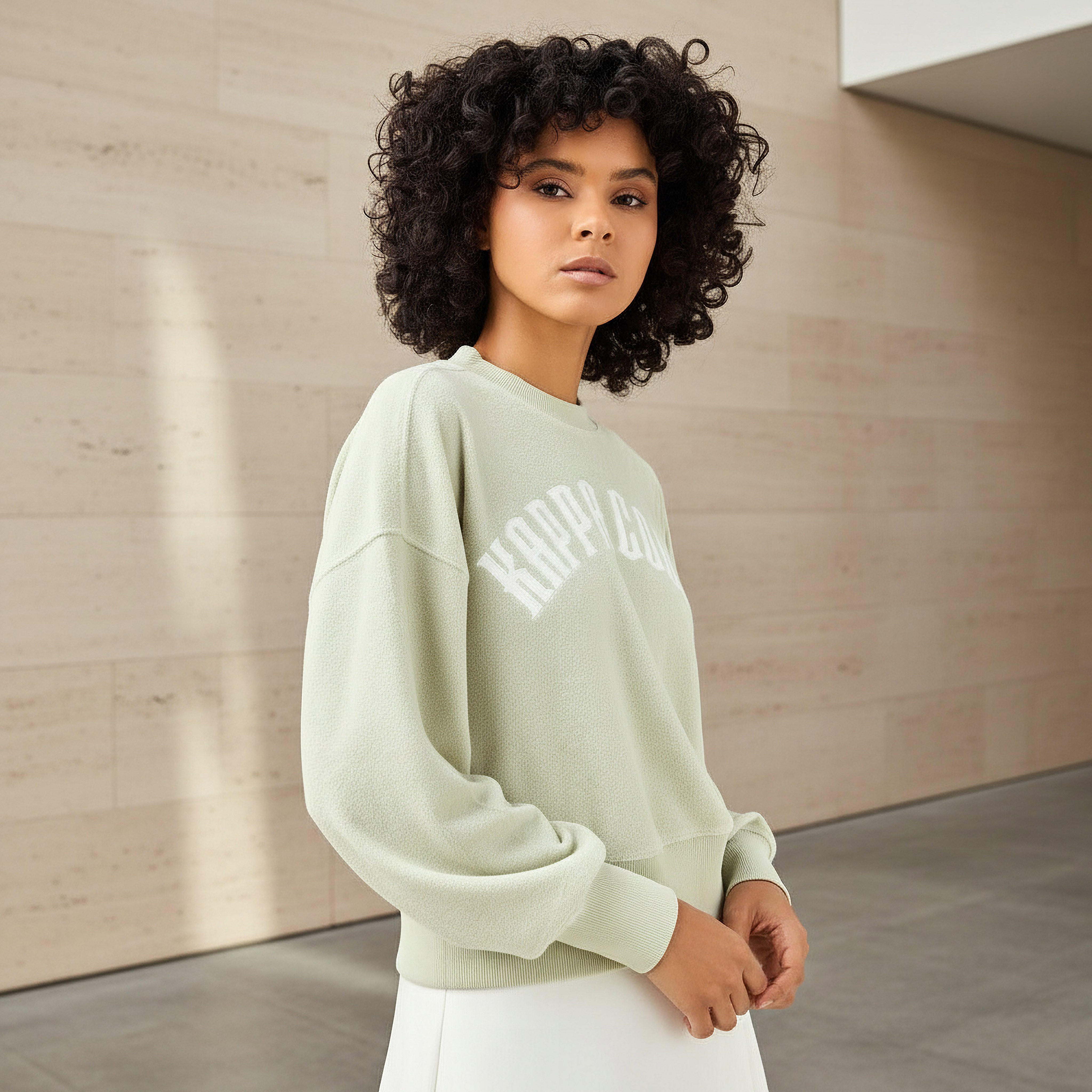 سويت شيرت بطبعات للنساء من كابا-women-clothing-sportswearandactivewear-hoodiesandsweatshirts-image-5
