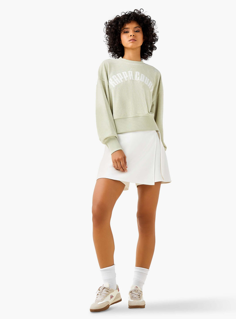 Kappa Women Printed Sweatshirt-women-clothing-sportswearandactivewear-hoodiesandsweatshirts-image-2