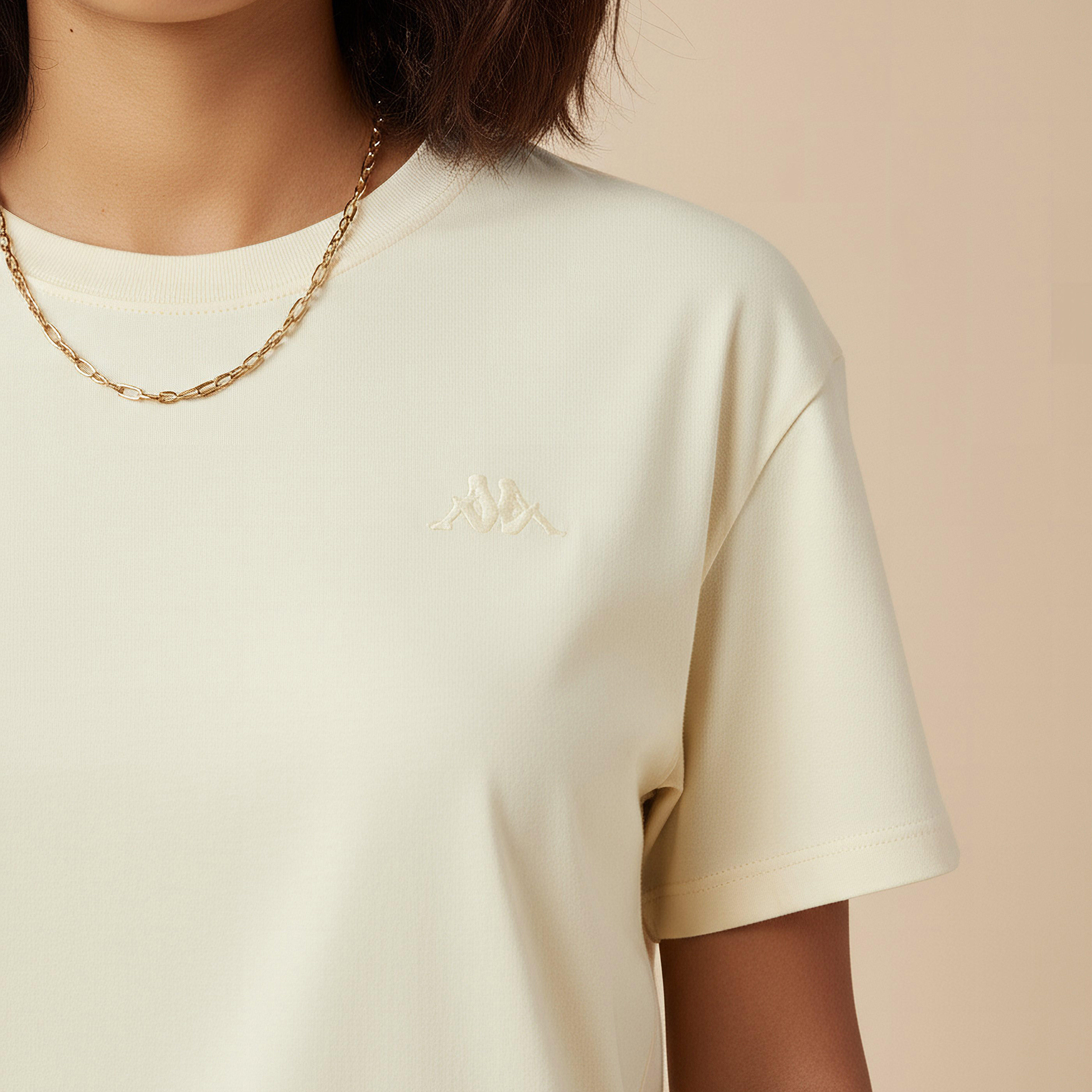 Kappa Women Logo Embroidered Stretchable T-shirt-women-clothing-tshirts-image-4