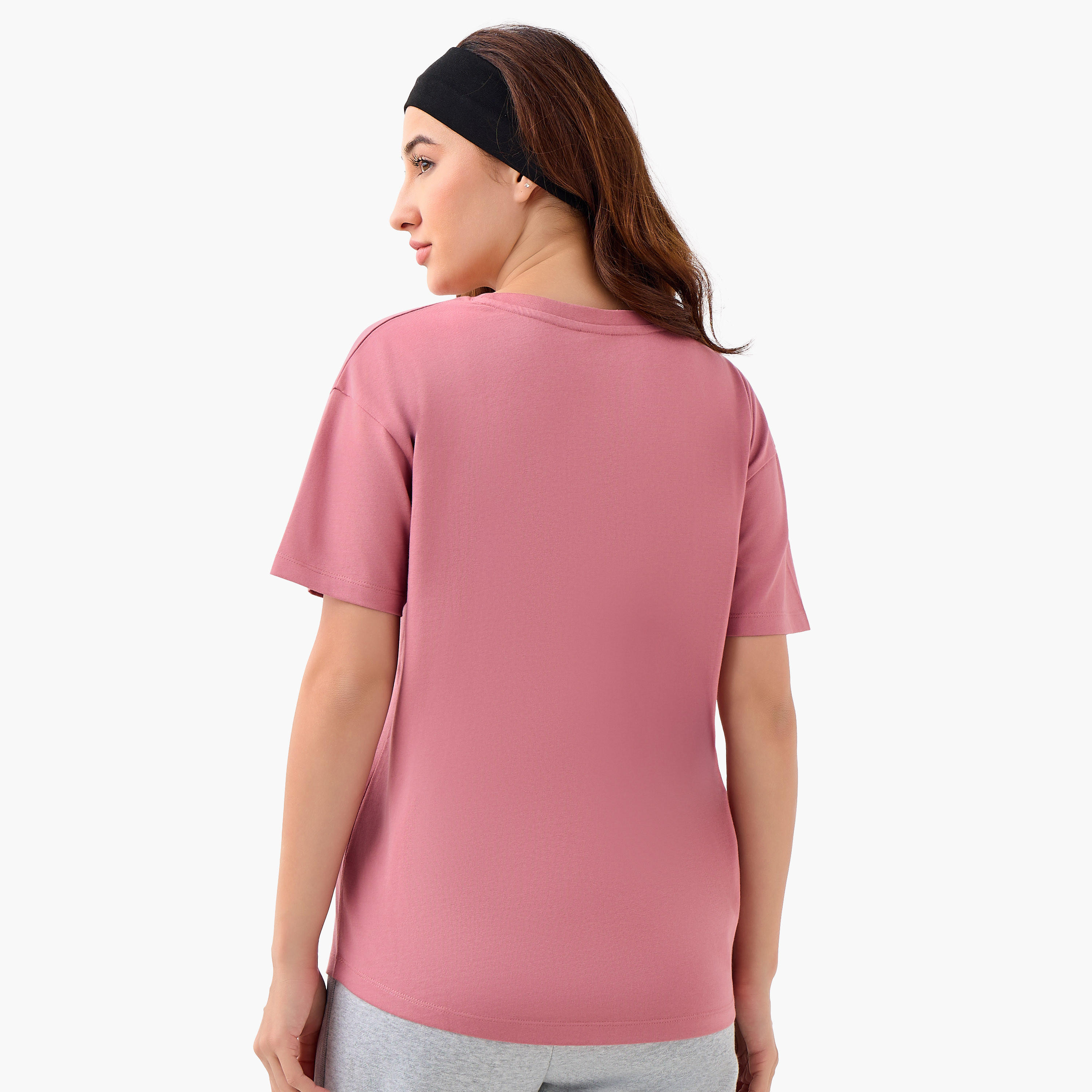 Kappa Women Logo Embroidered Stretchable T-shirt-women-clothing-tshirts-image-3