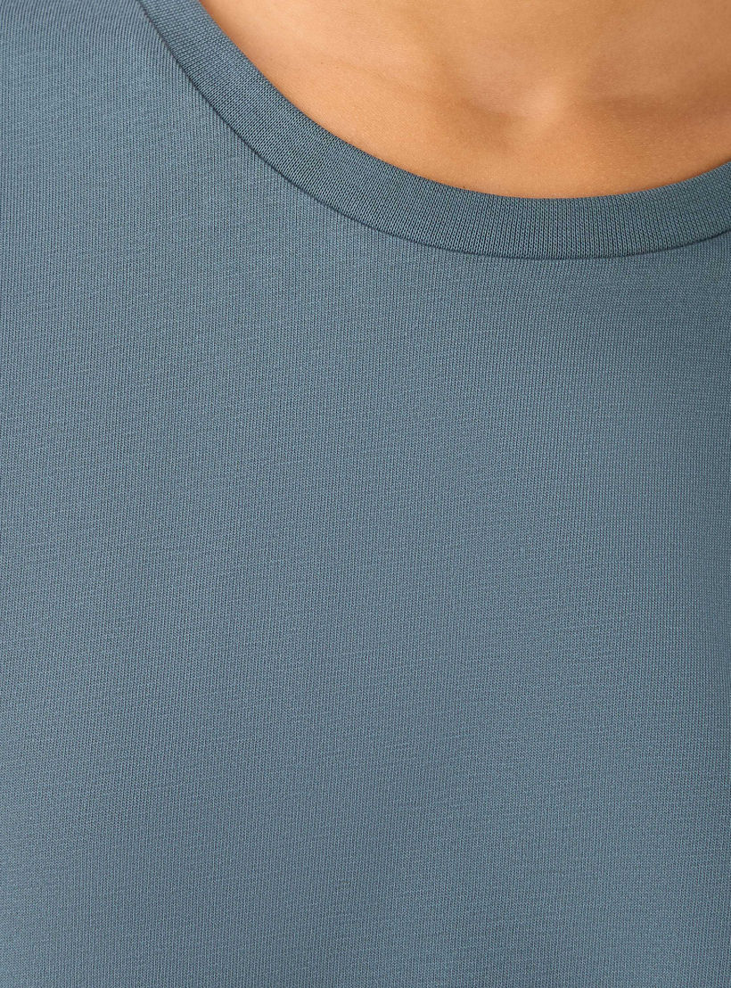 تيشيرت بياقة مستديرة للنساء من كابا-women-clothing-tshirts-image-4