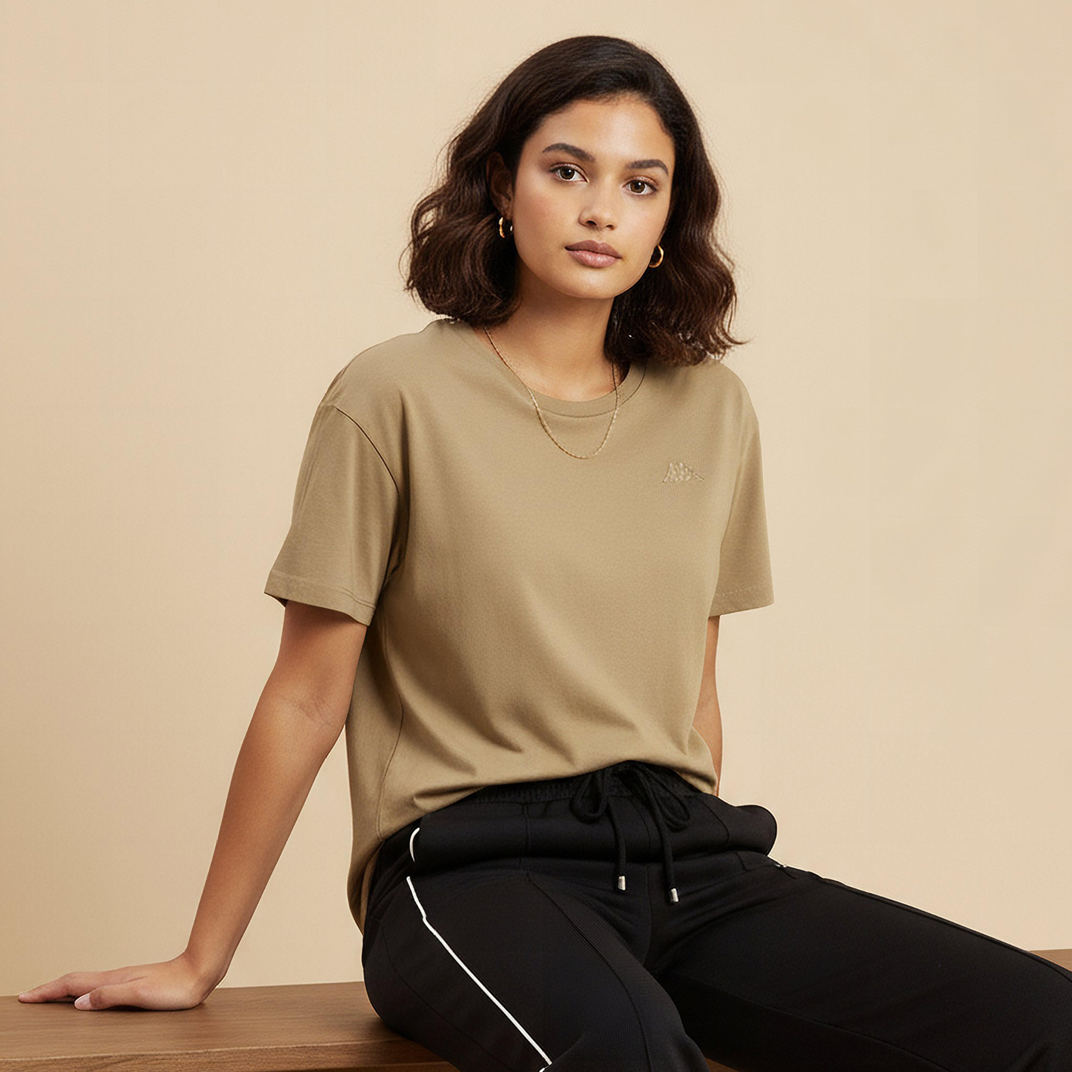 Kappa Women Round Neck T-shirt-women-clothing-tshirts-image-1