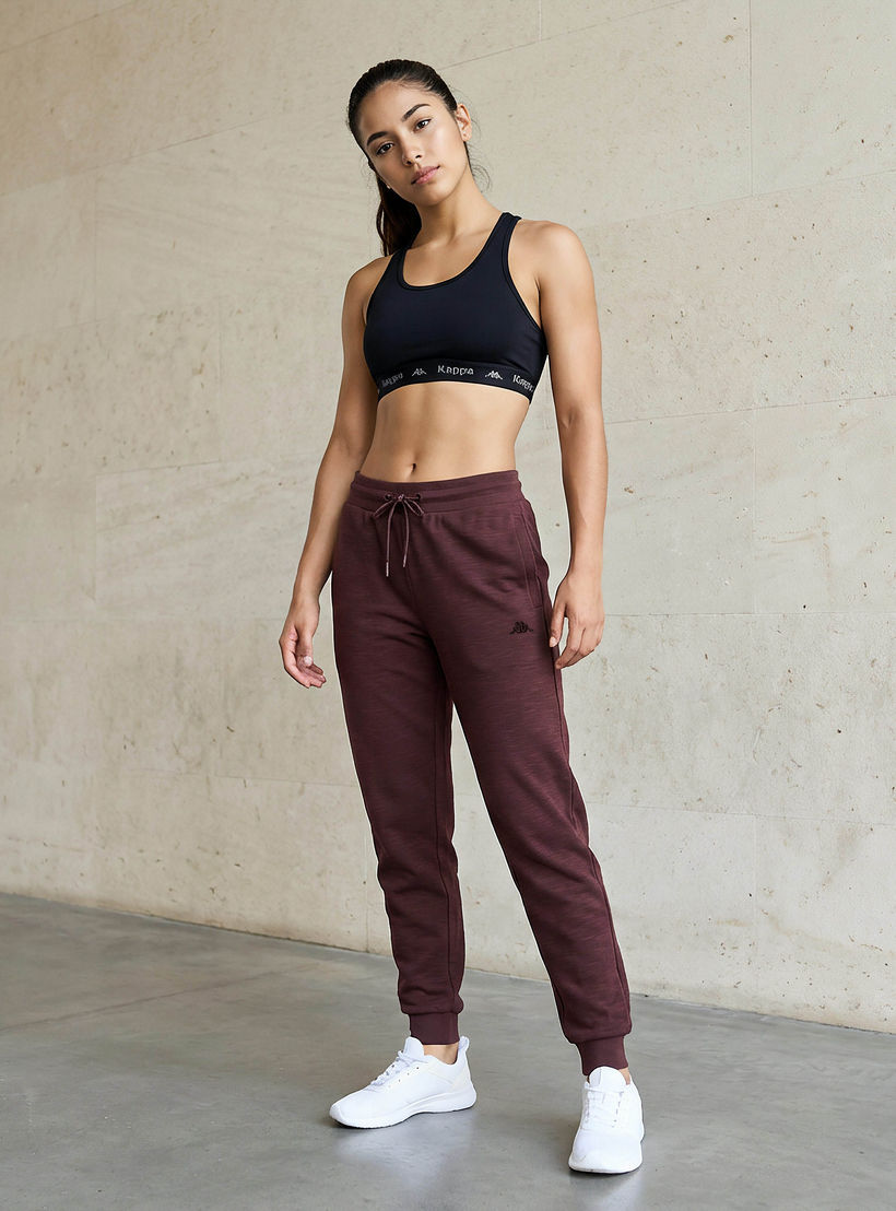 Kappa Women Drawstring Waist Joggers-women-clothing-bottoms-joggers-image-3
